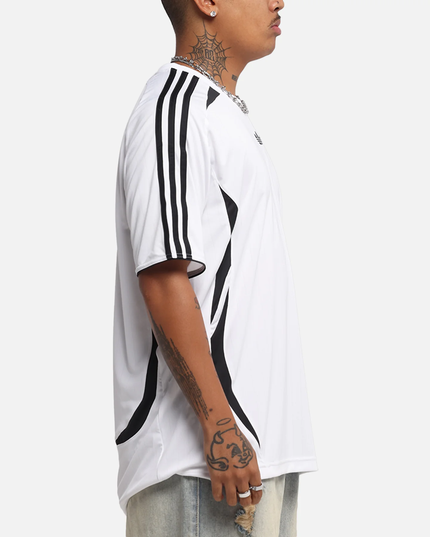 Adidas Adicolor Teamgeist T-Shirt White/Black - Image 4