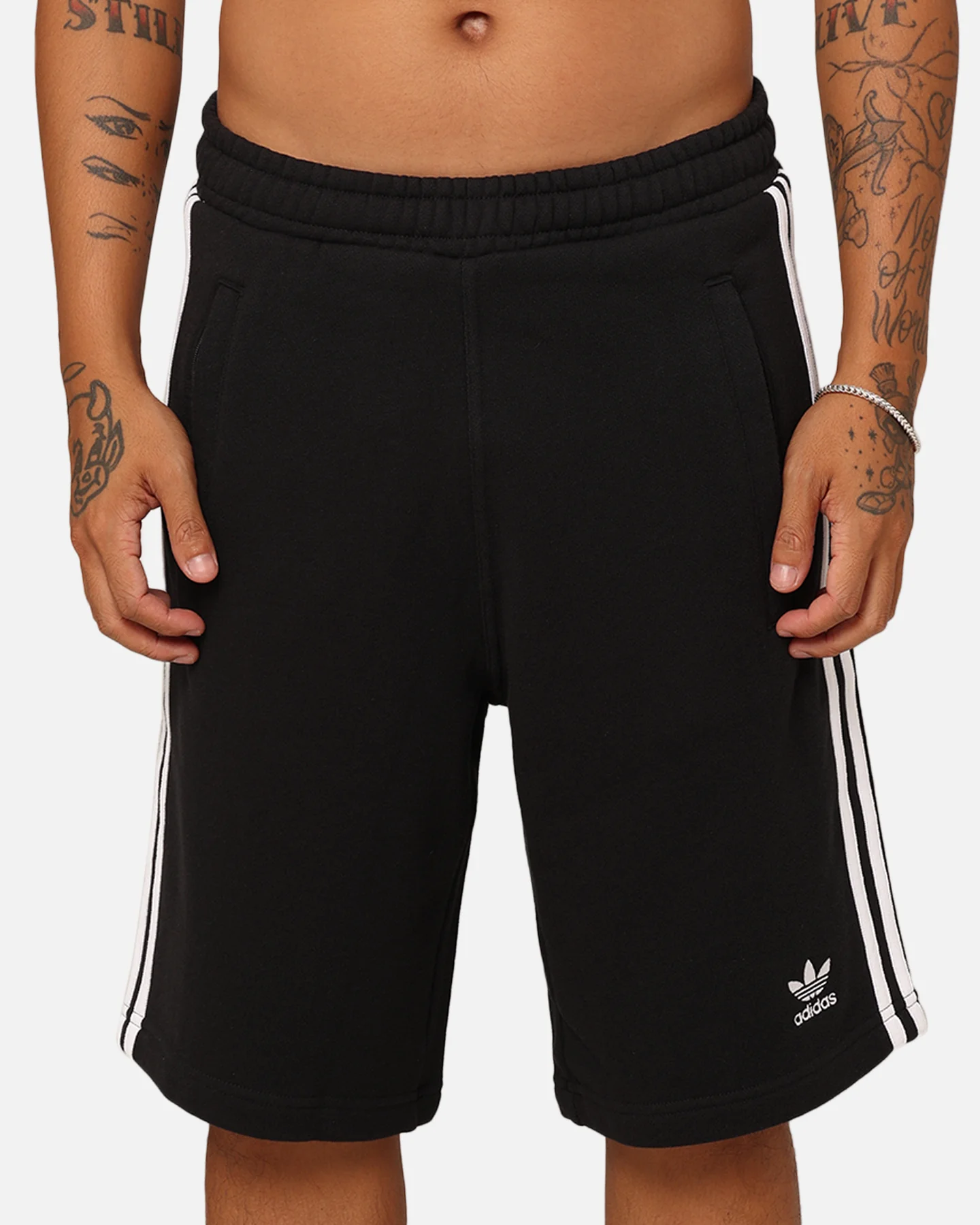 Adidas Adicolour Classics 3-Stripes Sweat Shorts Black - Image 7