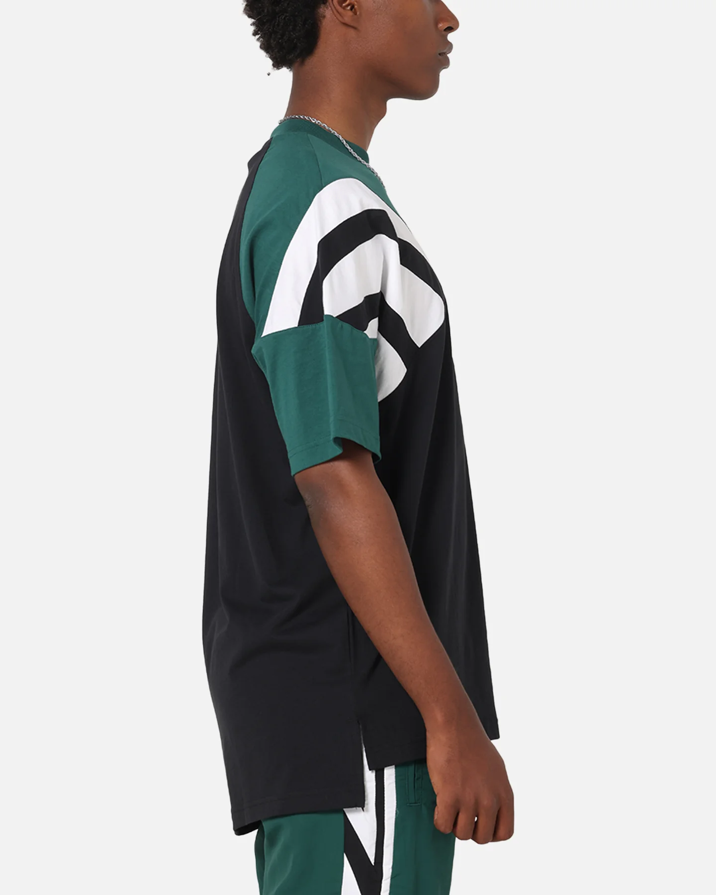 Adidas Archive Cutline T-Shirt Collegiate Green - Image 4