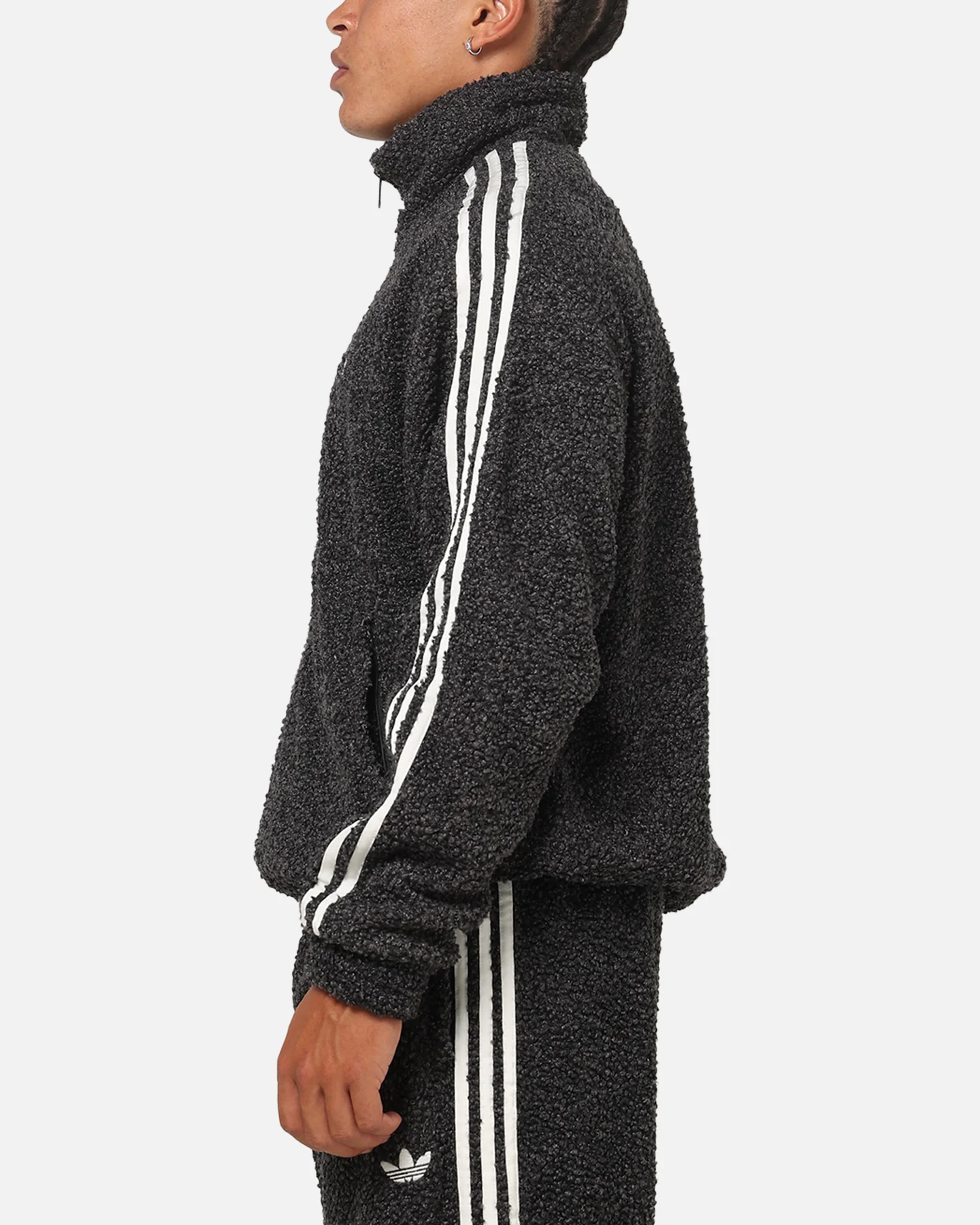 Adidas Boucle Firebird Track Top Black - Image 5