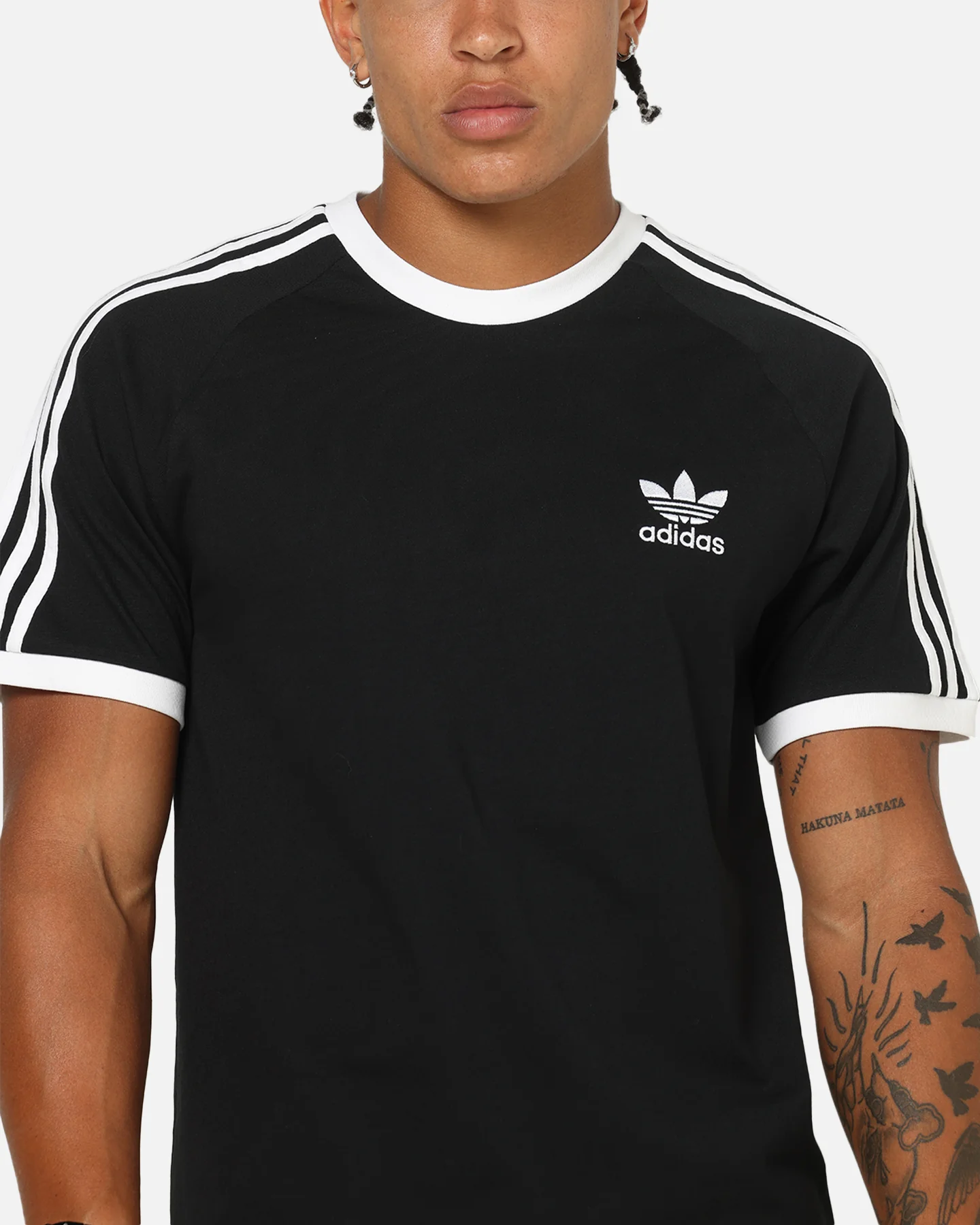Adidas Classics 3-Stripes T-Shirt Black - Image 6