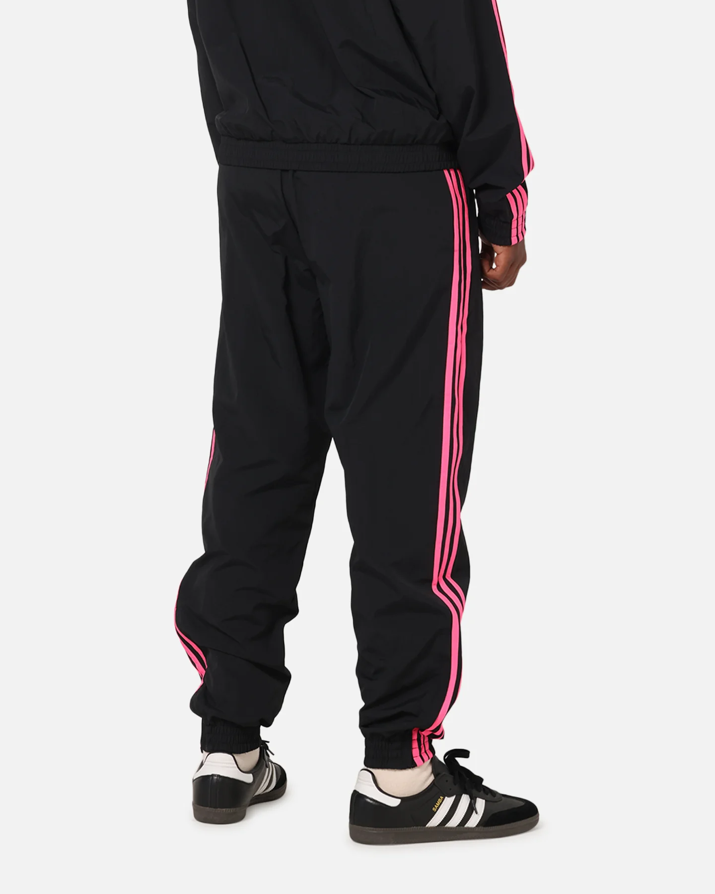 Adidas Firebird Pants Black/Lucid Pink - Image 5
