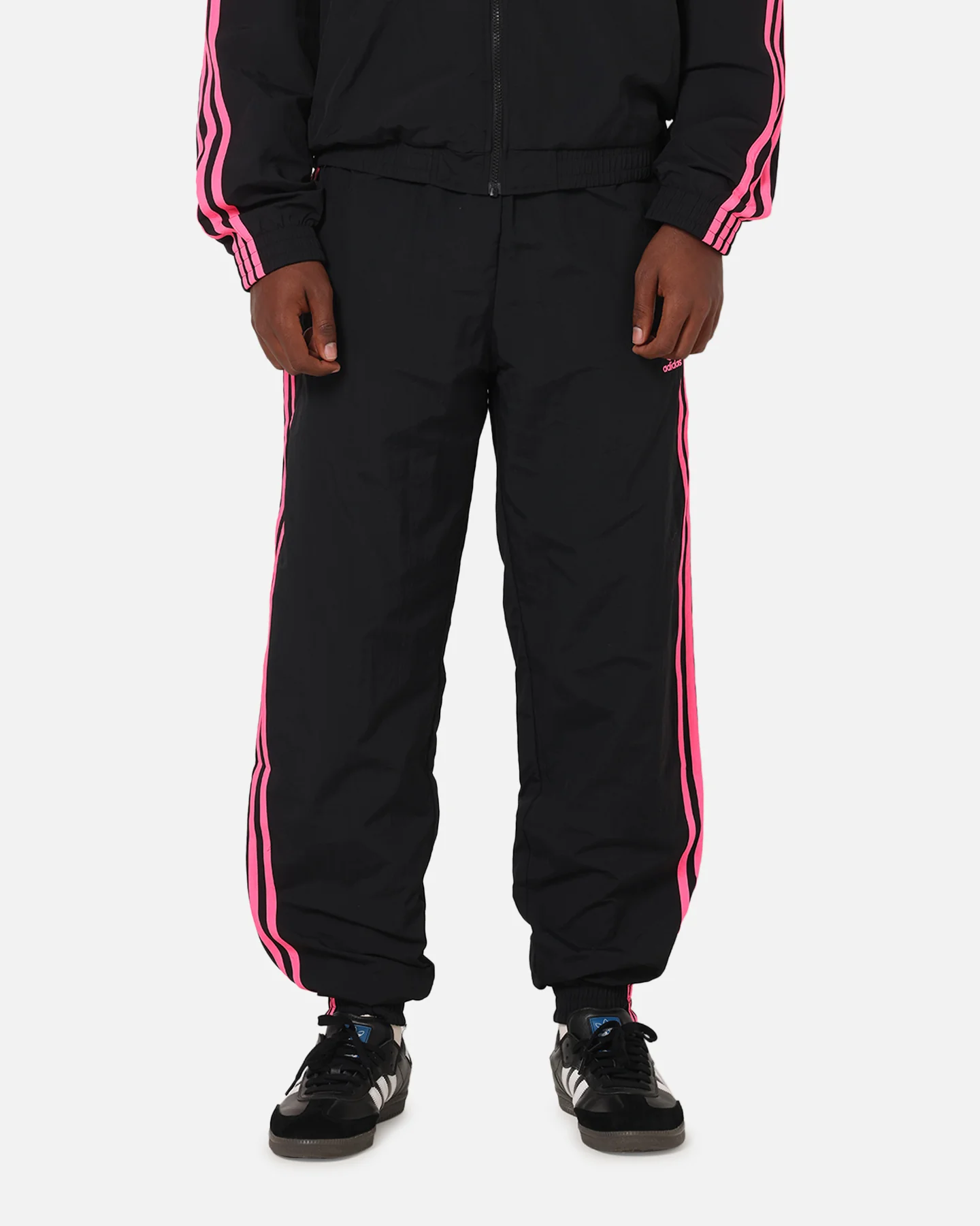 Adidas Firebird Pants Black/Lucid Pink - Image 6