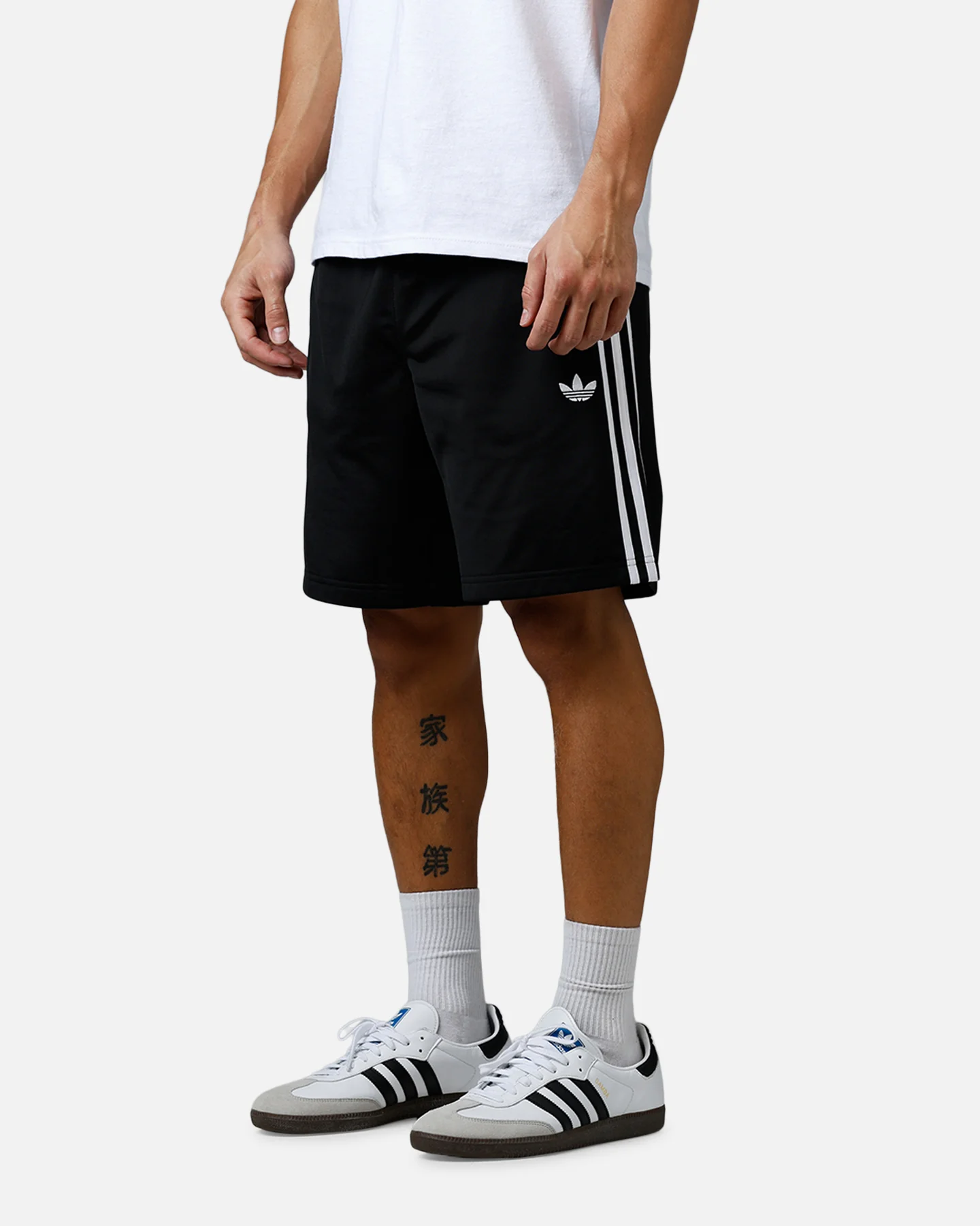 Adidas Firebird Shorts Black/White - Image 4