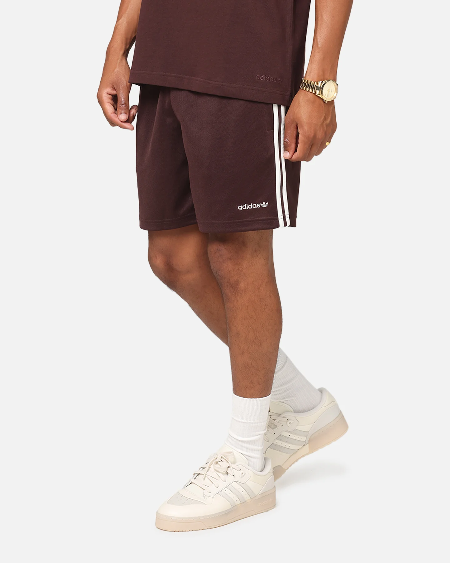 Adidas Football Shorts Brown - Image 6