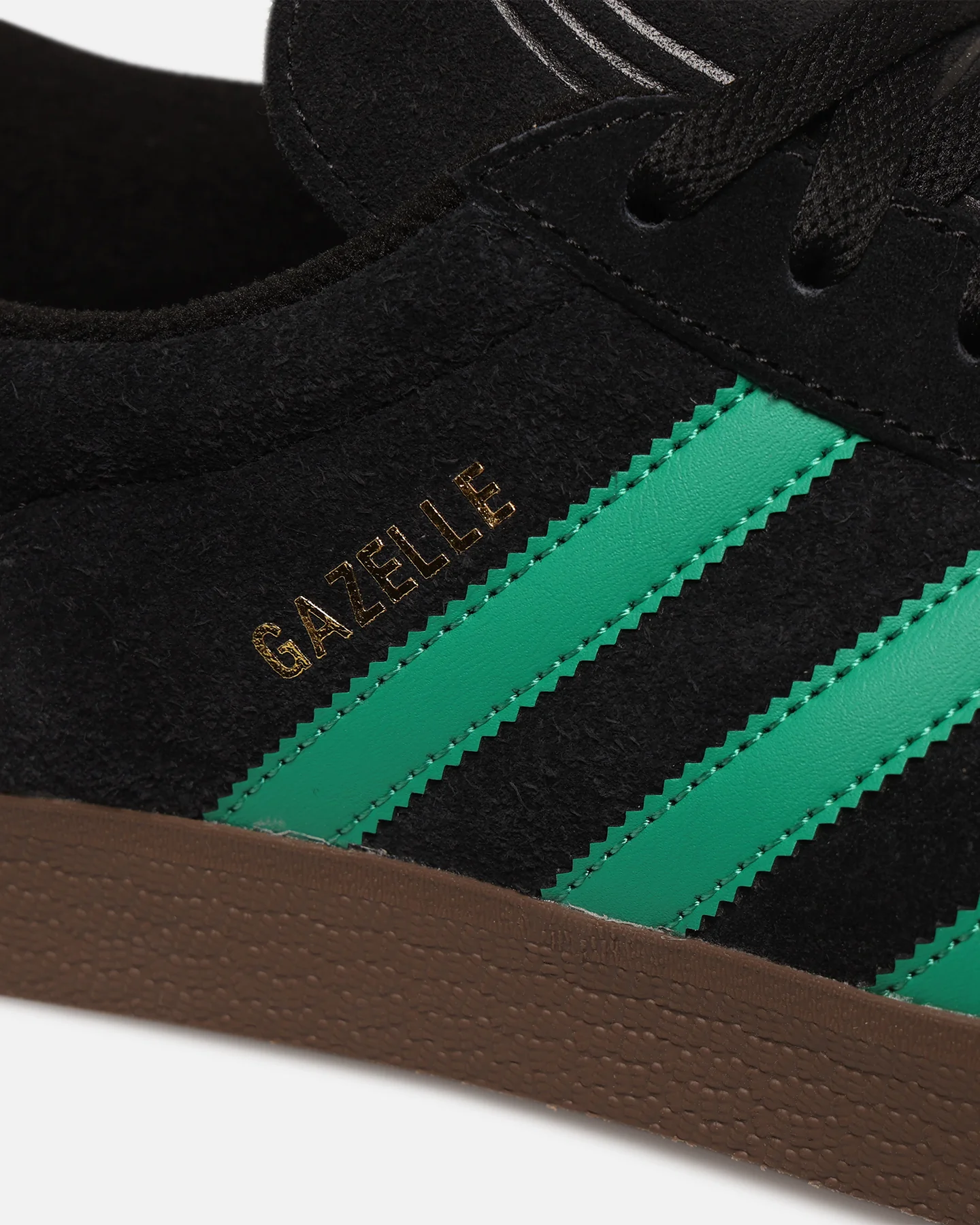 Adidas Gazelle Black/Green - Image 6