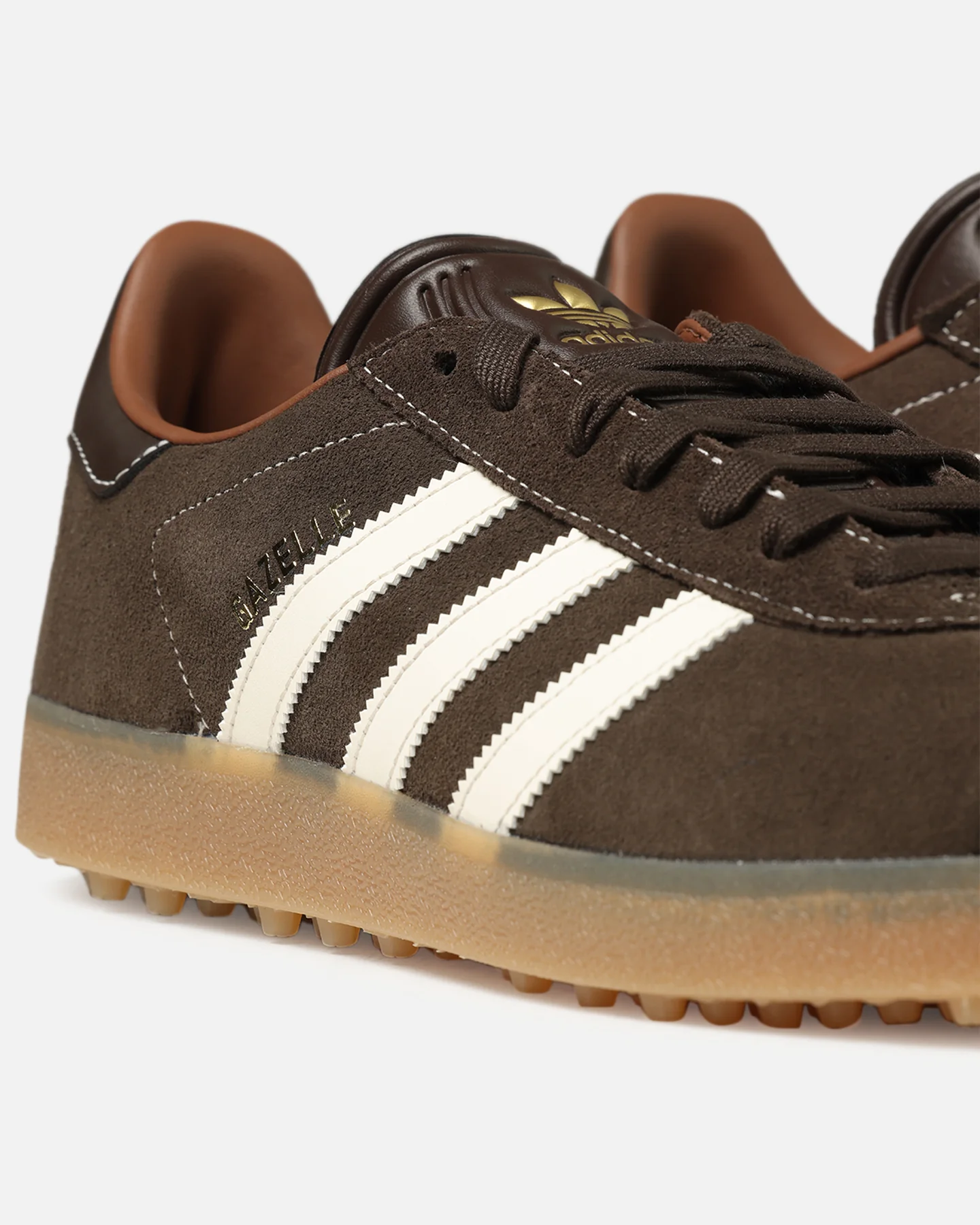 Adidas Gazelle Spikeless Golf Dark Brown - Image 6