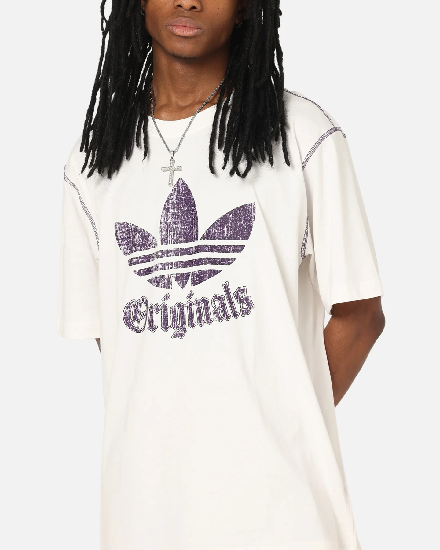 Adidas Graphic T-Shirt Cloud White - Image 6