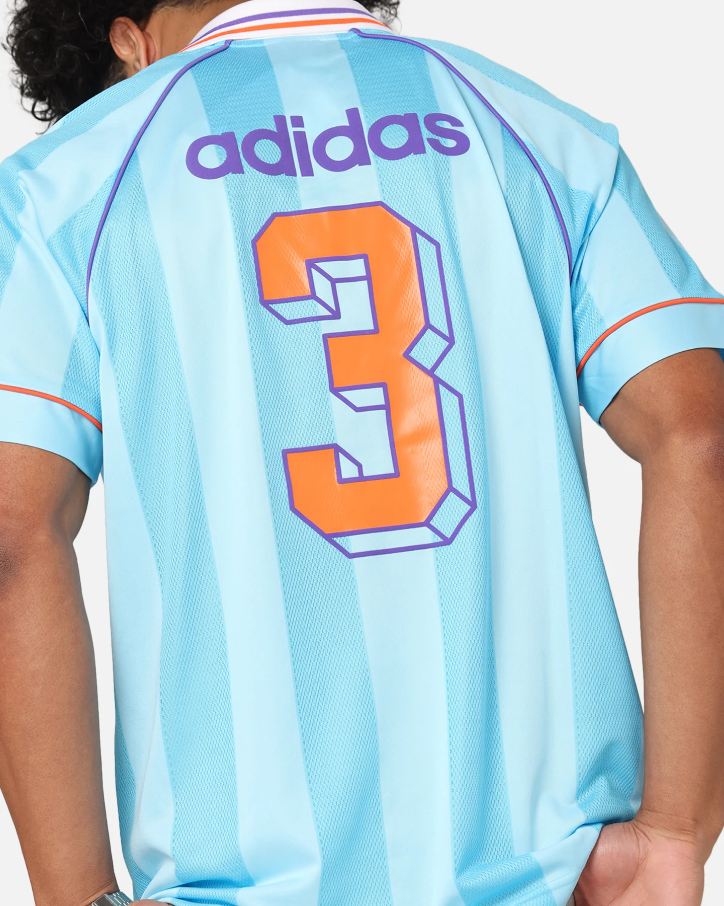 Adidas Jacquard Jersey Cyan - Image 8