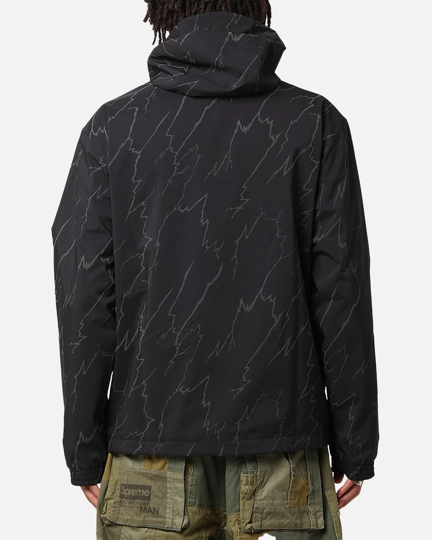 Adidas Lightening Windbreaker Jacket Black - Image 4