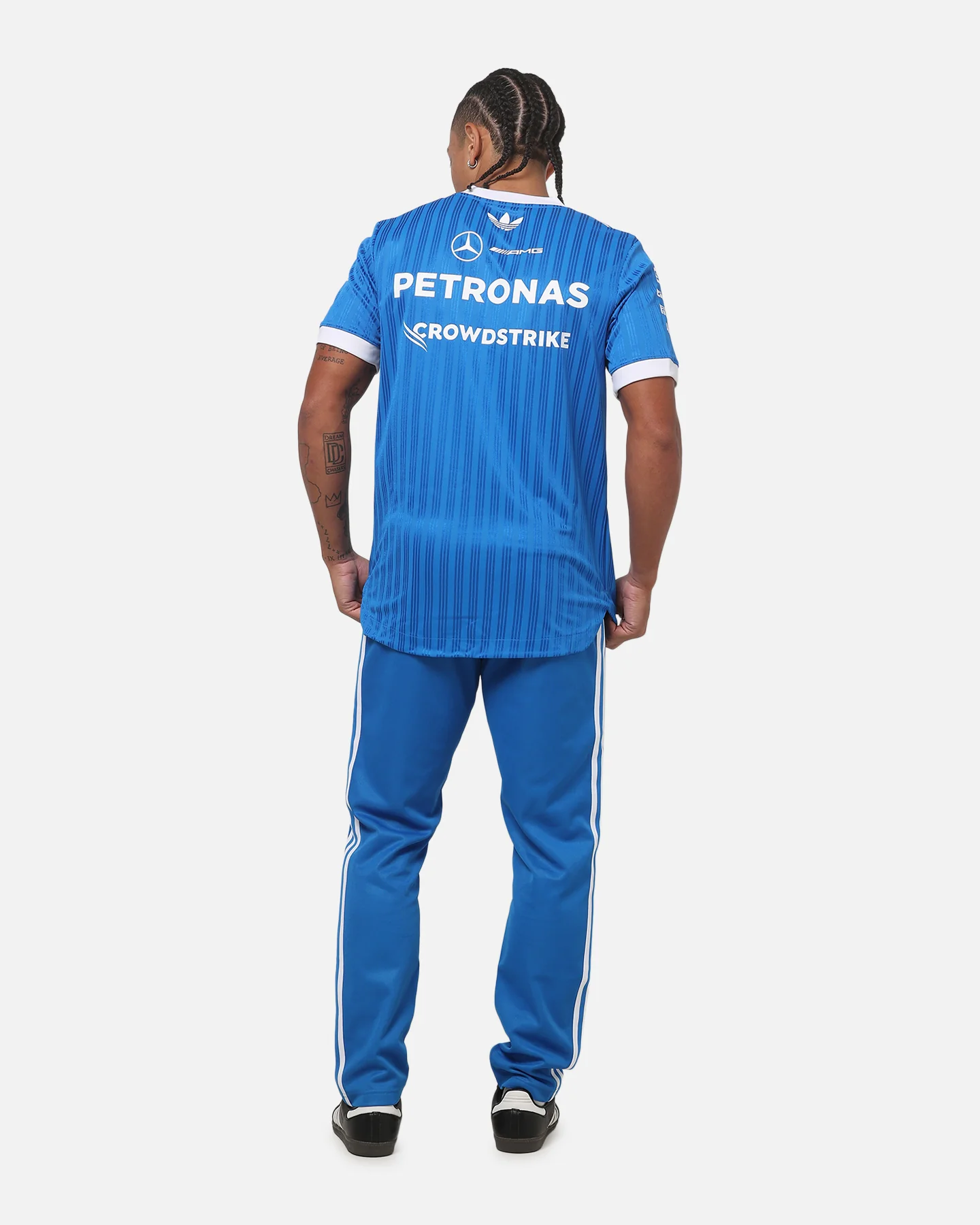 Adidas Mercedes-AMG Petronas Formula 1 Drivers T-Shirt Blue - Image 4