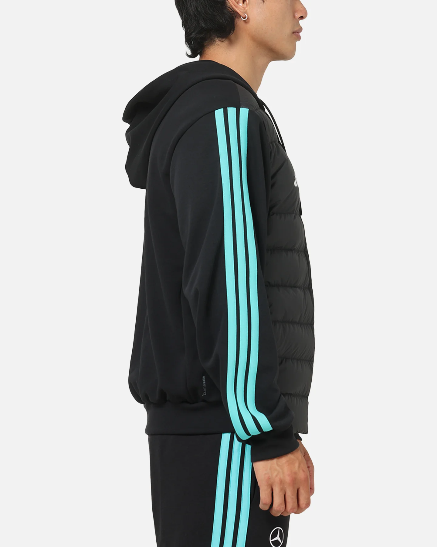 Adidas Mercedes-AMG Petronas Formula 1 Team DNA Puffer Jacket Black - Image 4