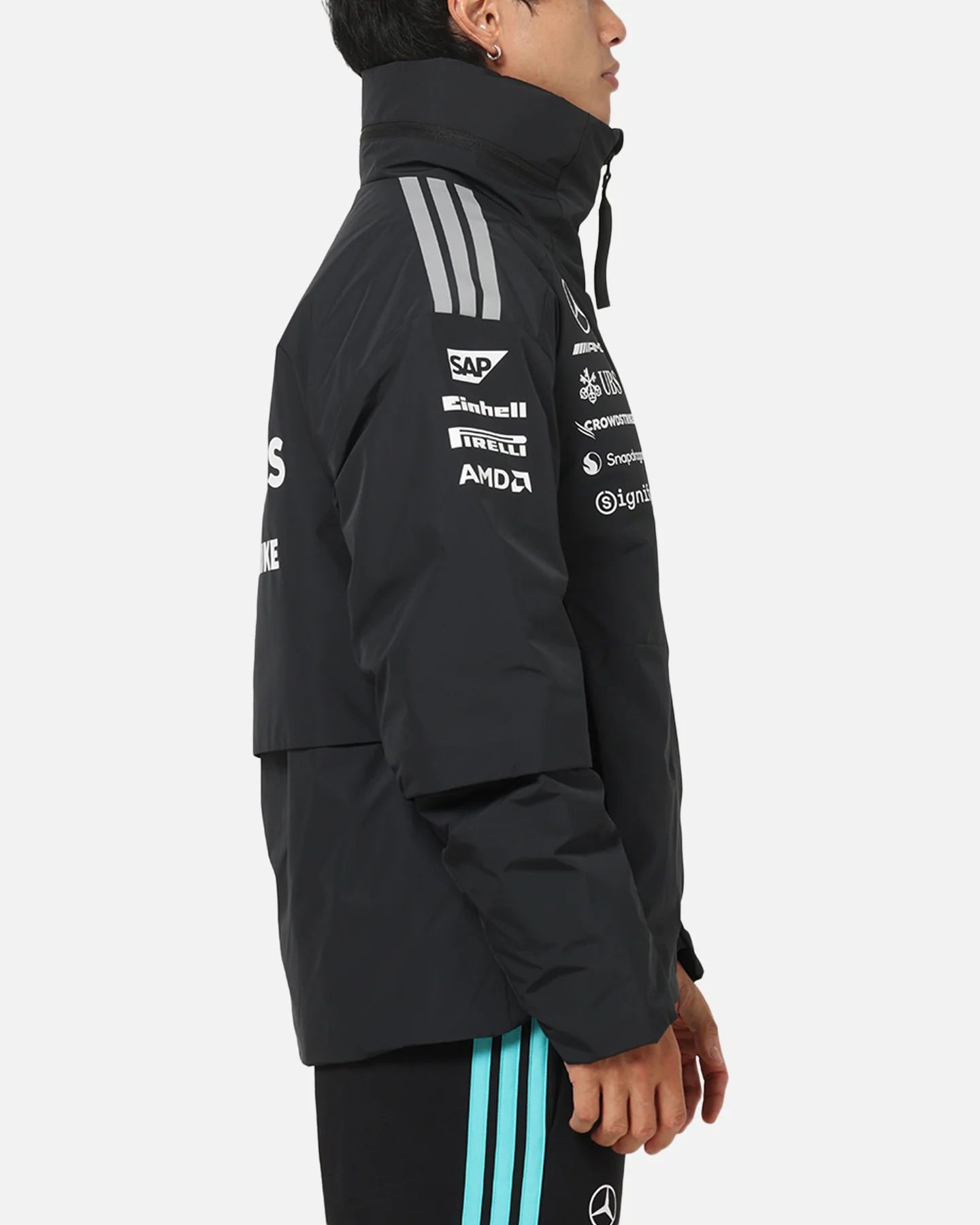 Adidas Mercedes-AMG Petronas Formula 1 Team Engineers Jacket Black - Image 5