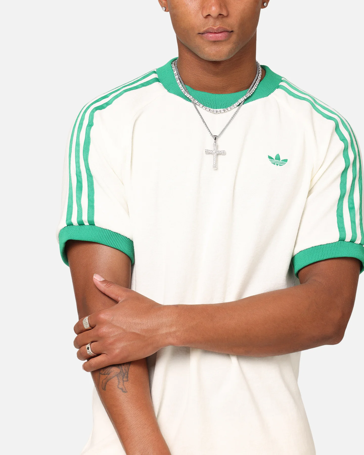 Adidas Originals 70's Cali T-Shirt Off White - Image 6