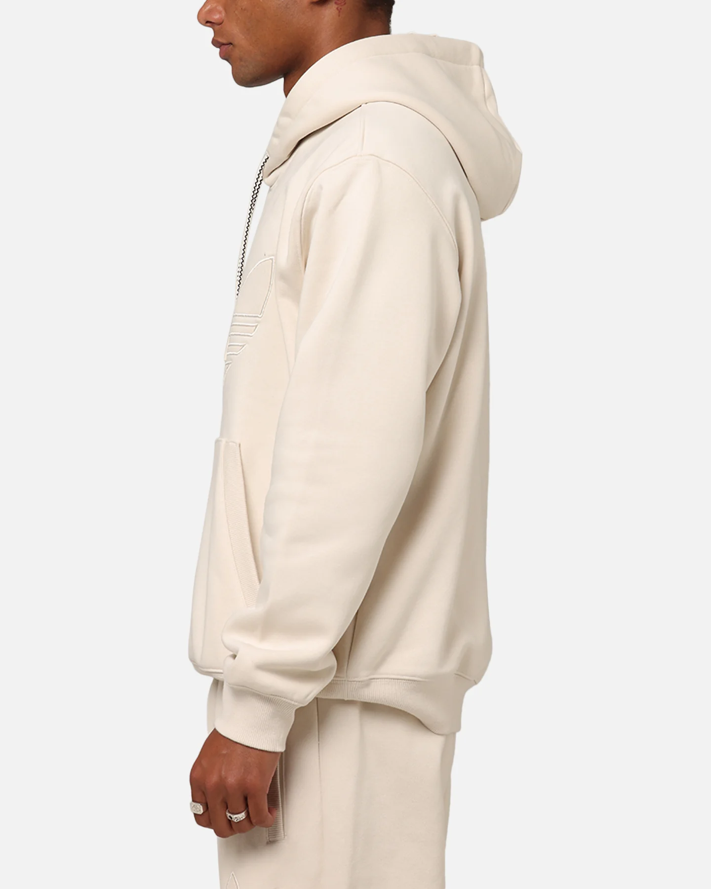 Adidas Originals 70's Hoodie Wonder White - Image 5