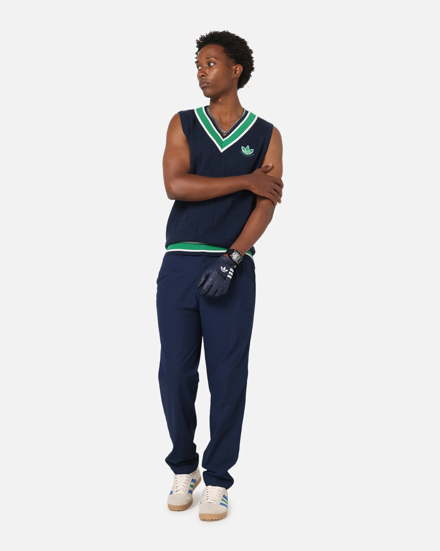 Adidas Originals Twistknit Pleated Pants Night Indigo - Image 2