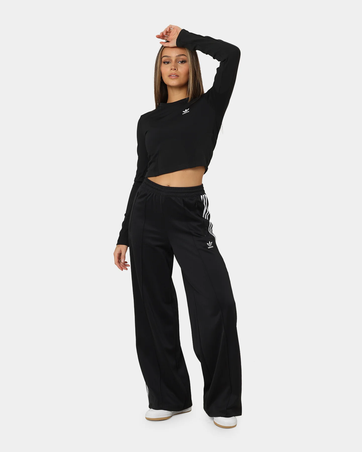 Adidas Women's Adicolour Classics Track Pants Black - Image 4