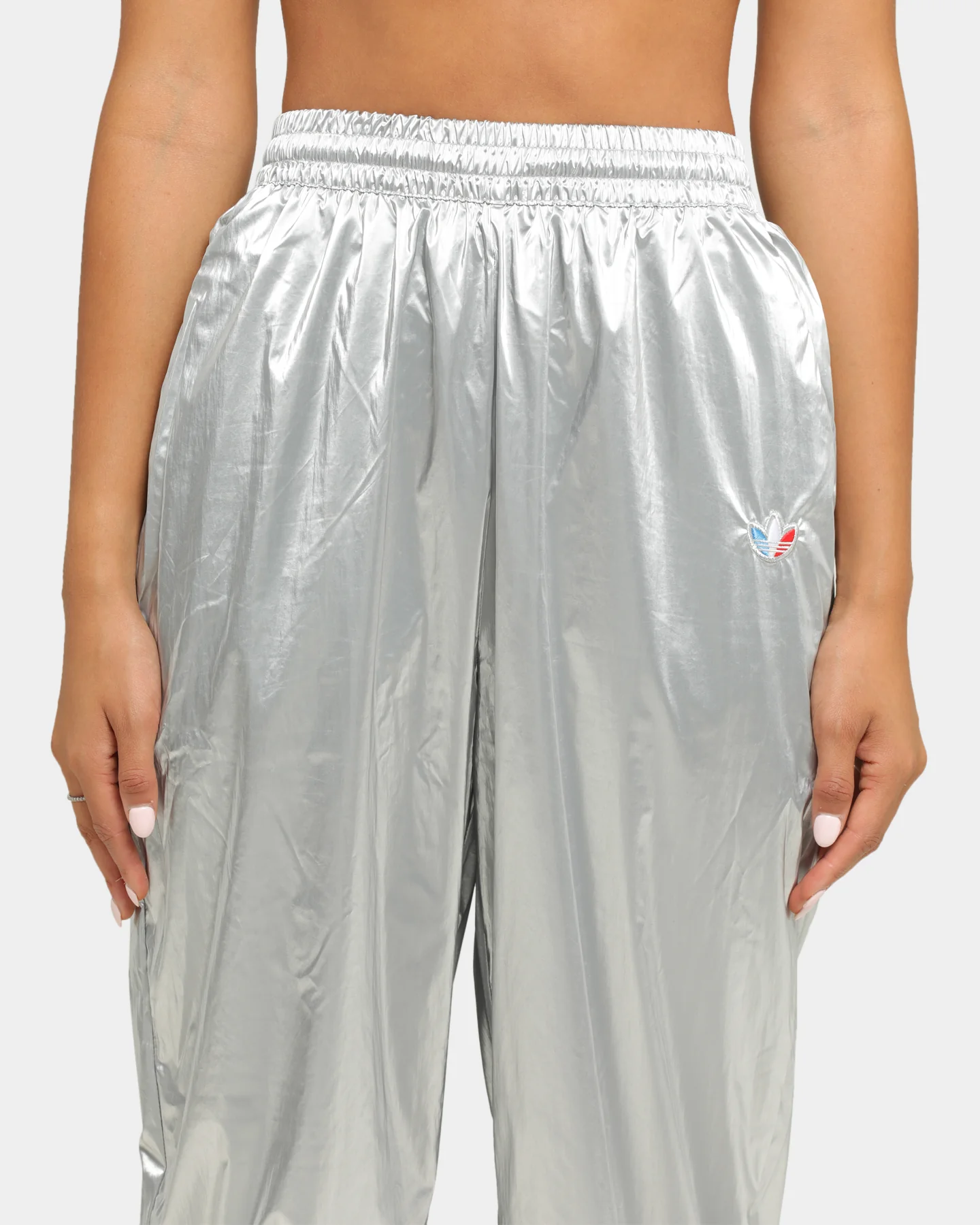Adidas Women's Japona Track Pant Metallic Silver - Image 6