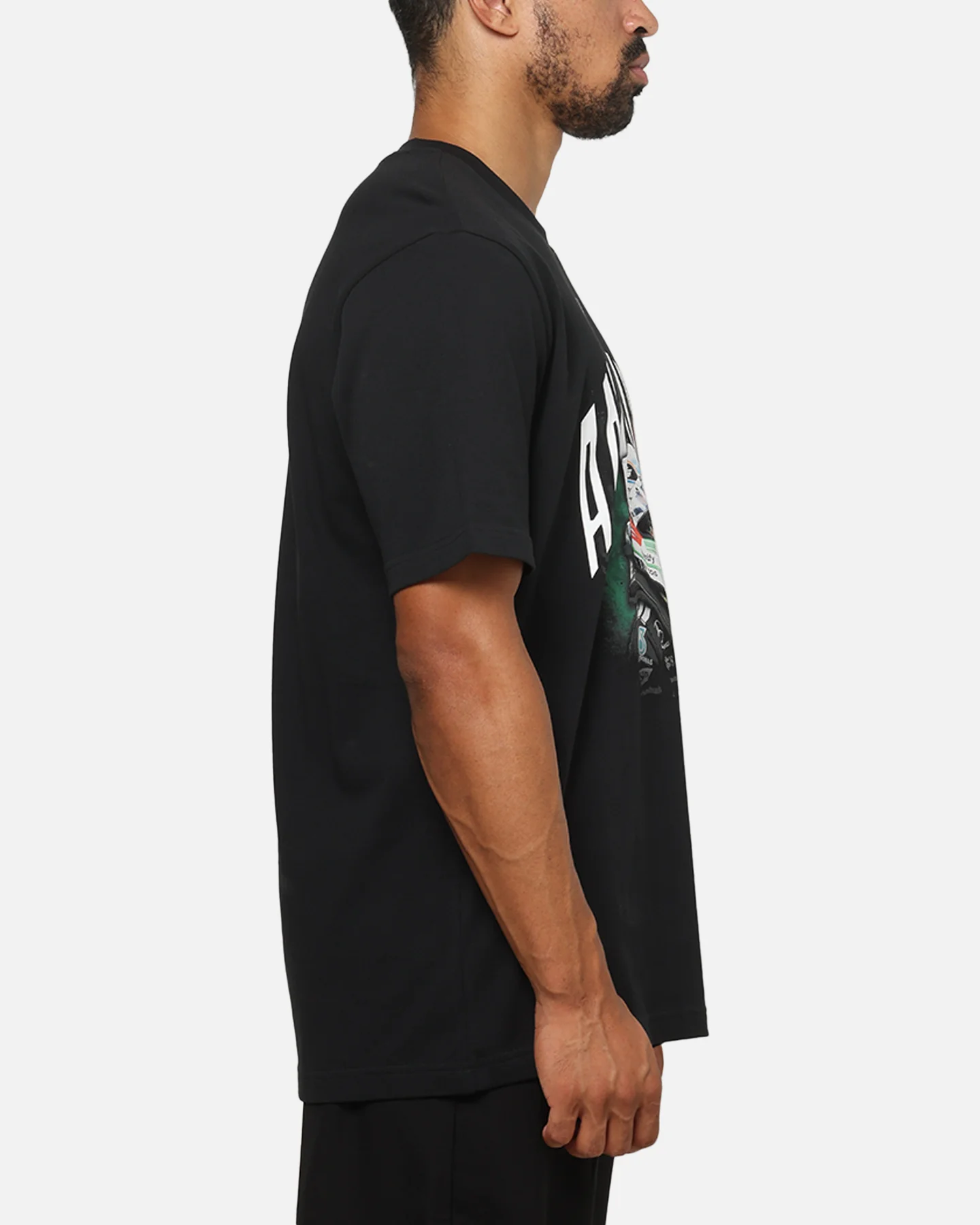 Adidas X Mercedes - AMG Petronas Formula 1 Team Kimi Antonelli Graphic T-Shirt Black - Image 4