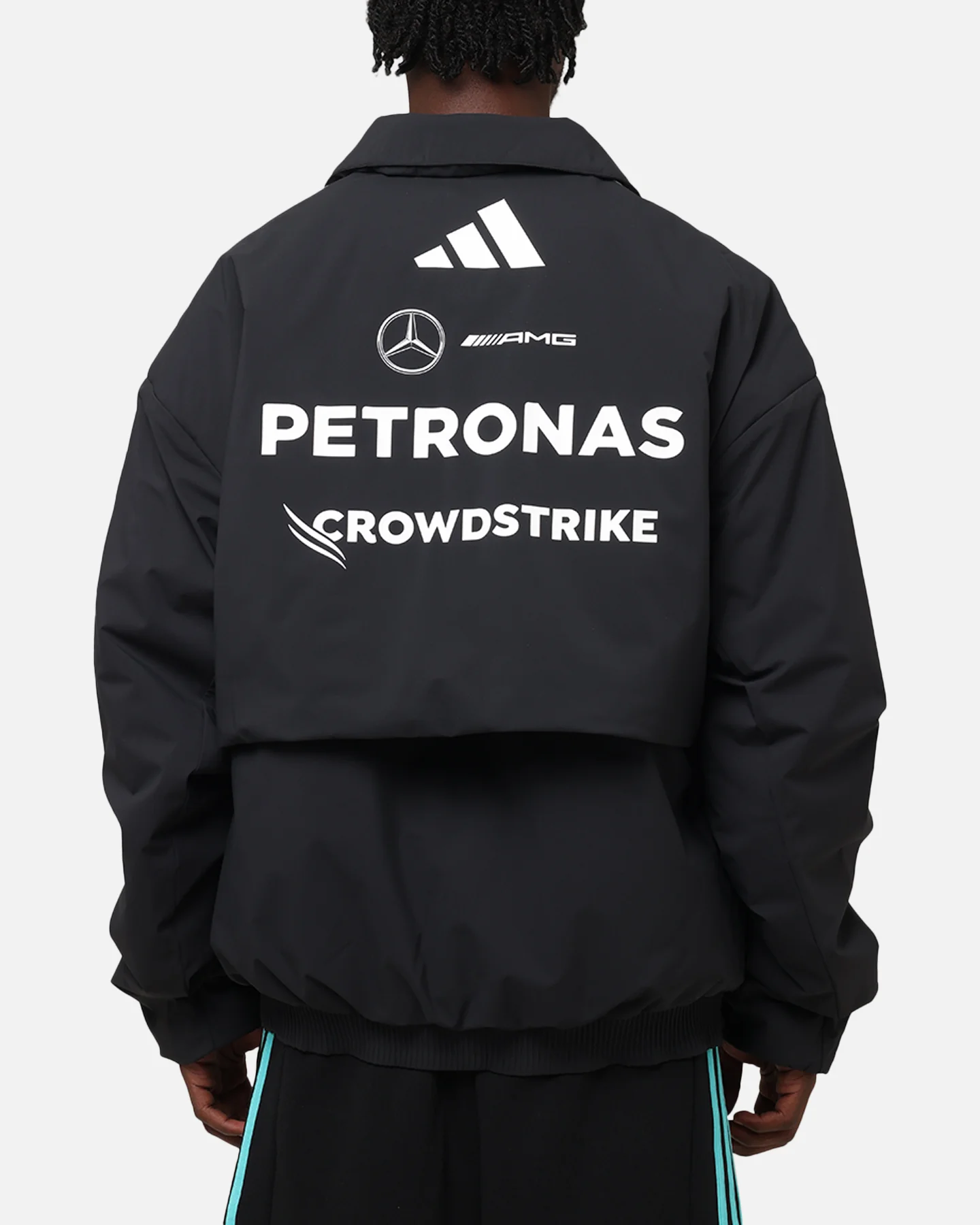 adidas x Mercedes-AMG PETRONAS Formula One F1 2025 Team Jacket Black/White - Image 2