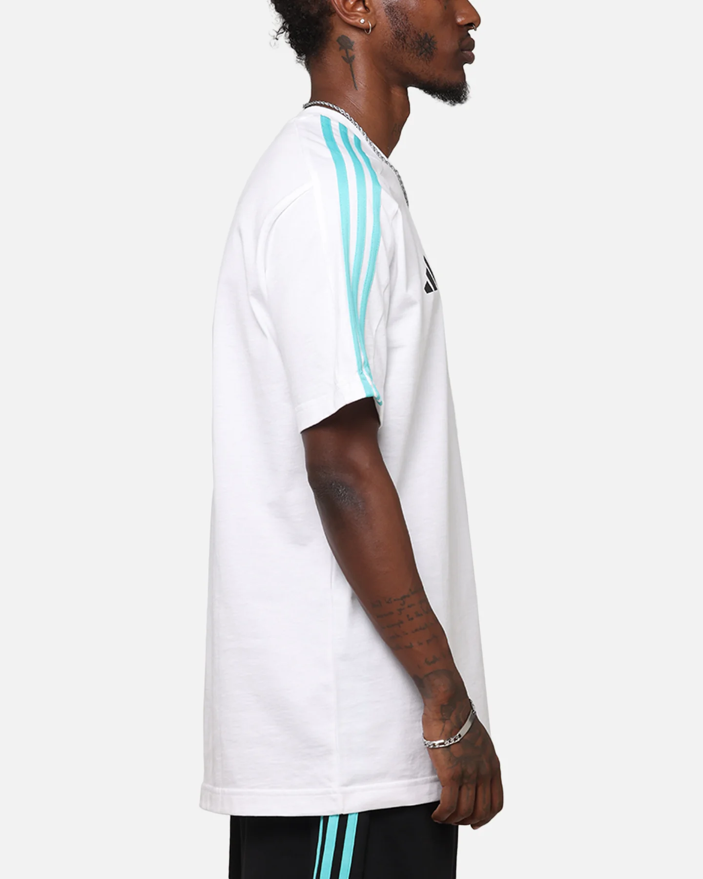 adidas x Mercedes-AMG PETRONAS Formula One F1 DNA T-Shirt White - Image 4