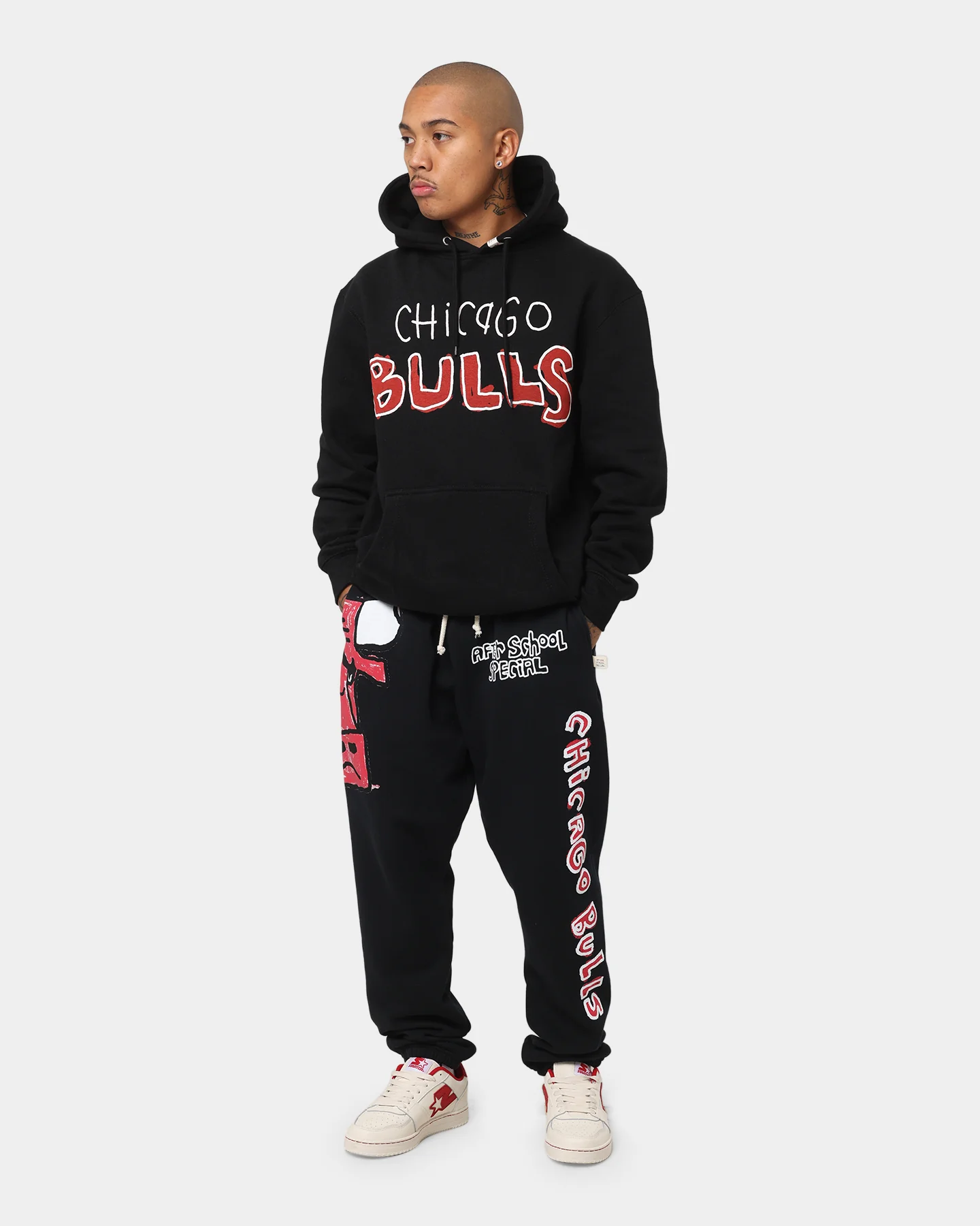 After School Special After School Special X NBA Chicago Bulls Sweat Pants Black - Image 2