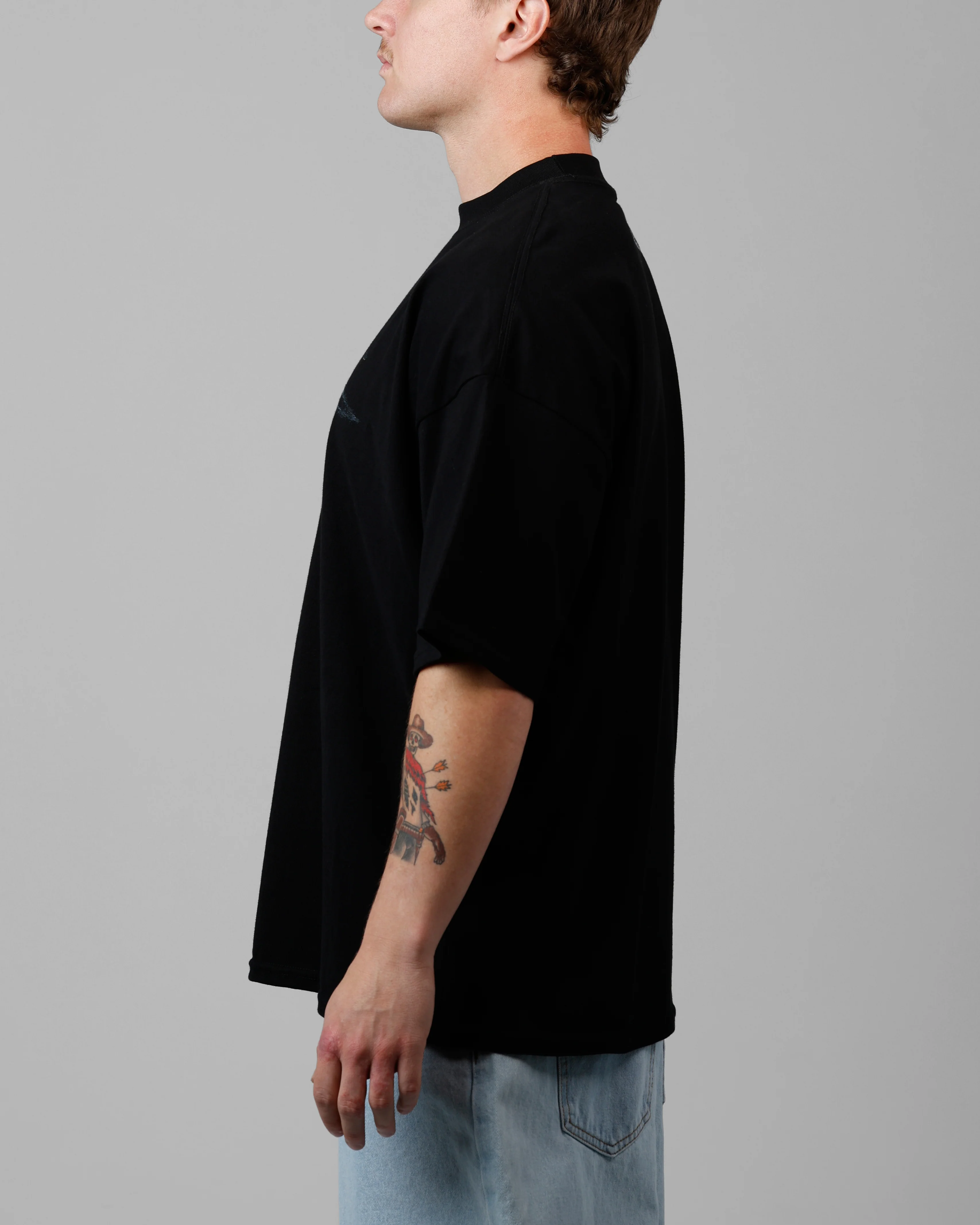 Loiter Afterimage T-Shirt Black - Image 5
