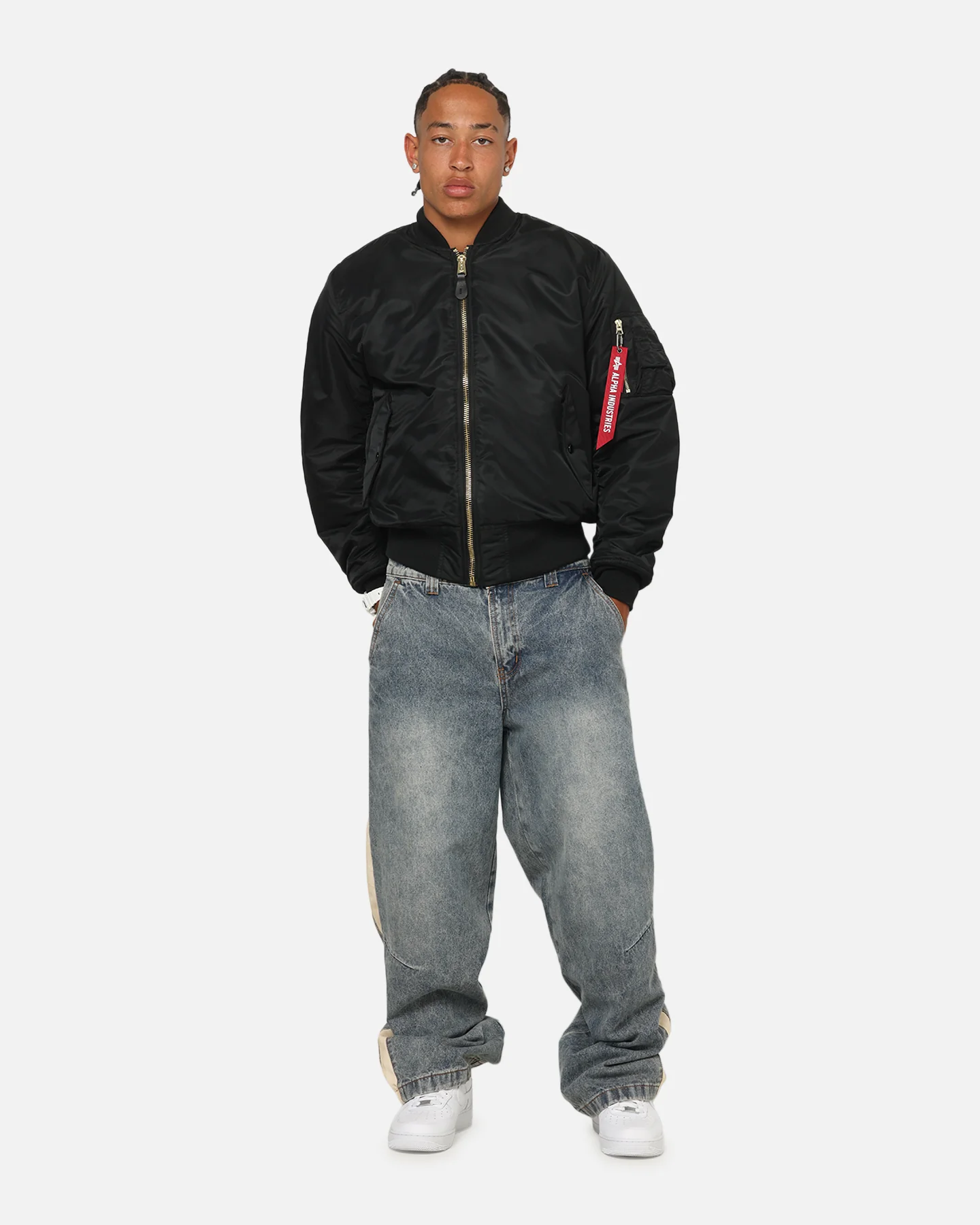 Alpha Industries Alpha MA-1 Flight Jacket Black - Image 3