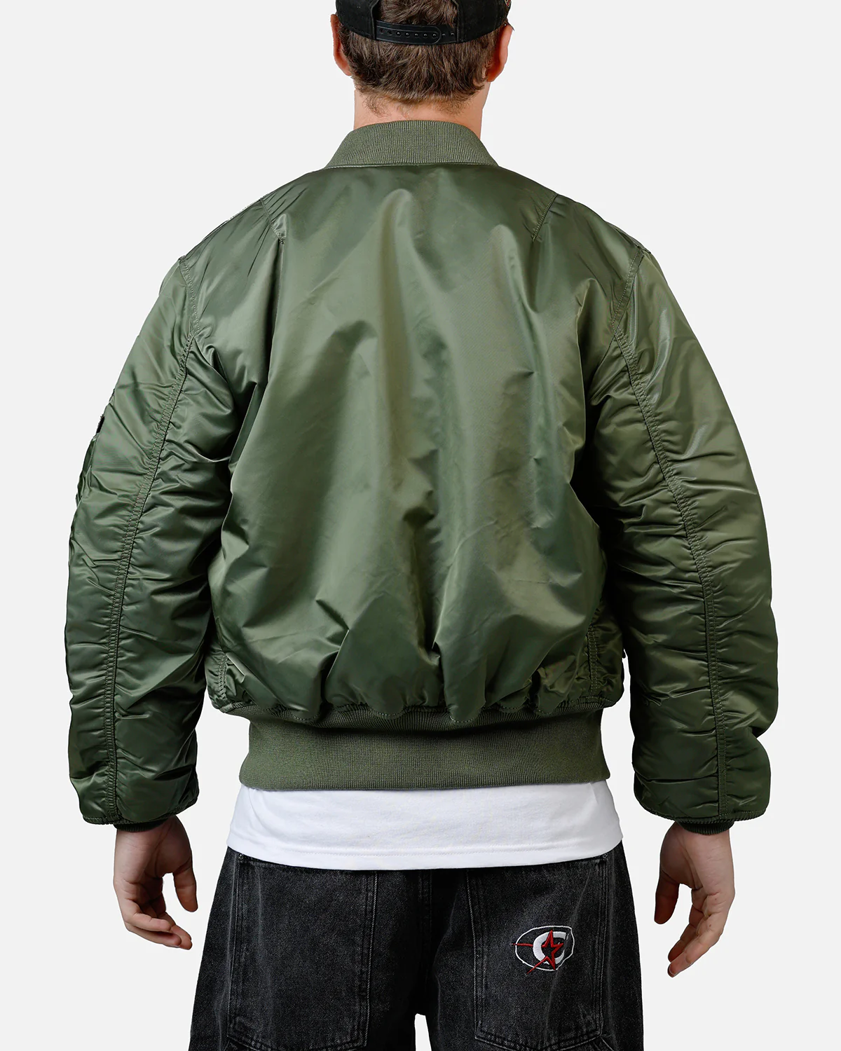 Alpha Industries Alpha MA-1 Flight Jacket Sage - Image 2
