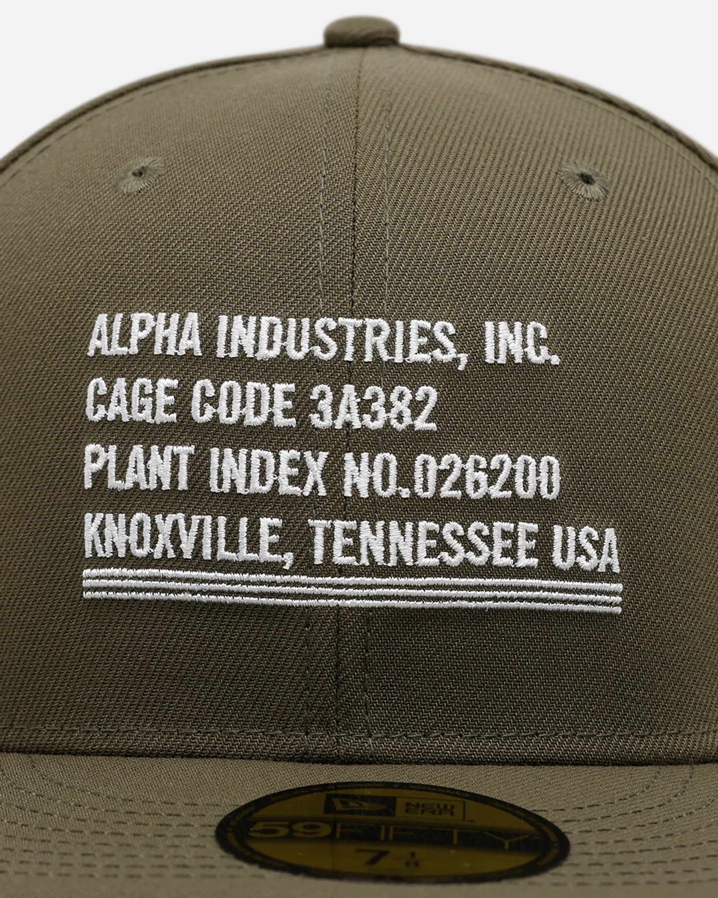 Alpha Industries X New Era Cage Code 59FIFTY Fitted Olive - Image 5