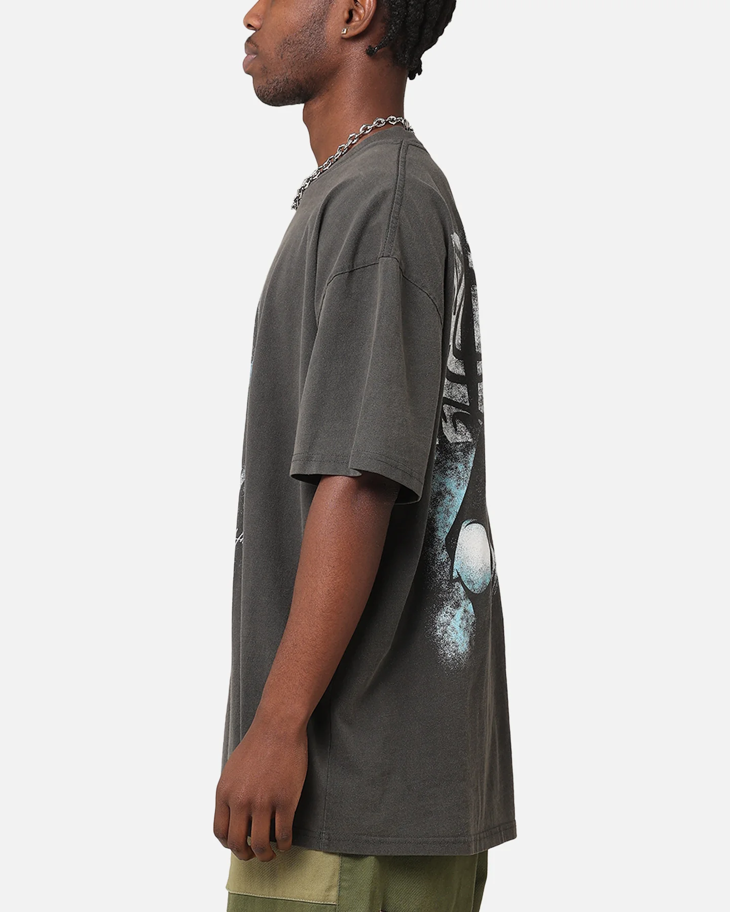 American Thrift Disney Hercules Hades Heavy T-Shirt Black Wash - Image 6