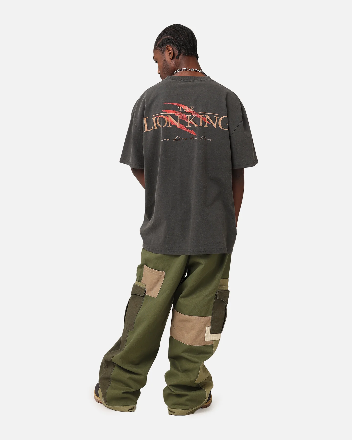American Thrift Disney The Lion King Scar Heavyweight T-Shirt Black Wash - Image 4