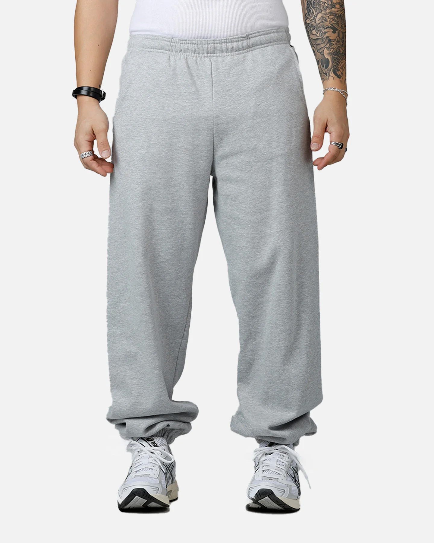 American Thrift Jogger Pants Grey Heather - Image 5