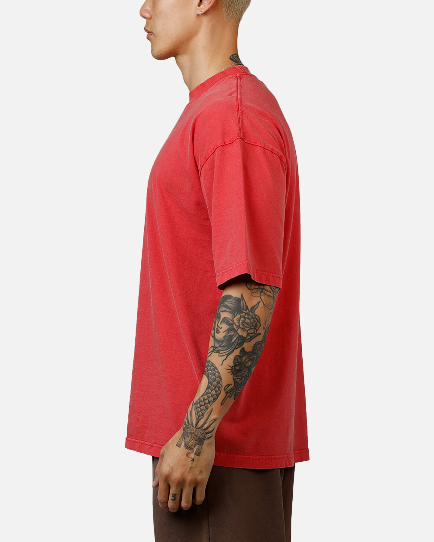 American Thrift Short Sleeve T-Shirt Washed Red - Image 5