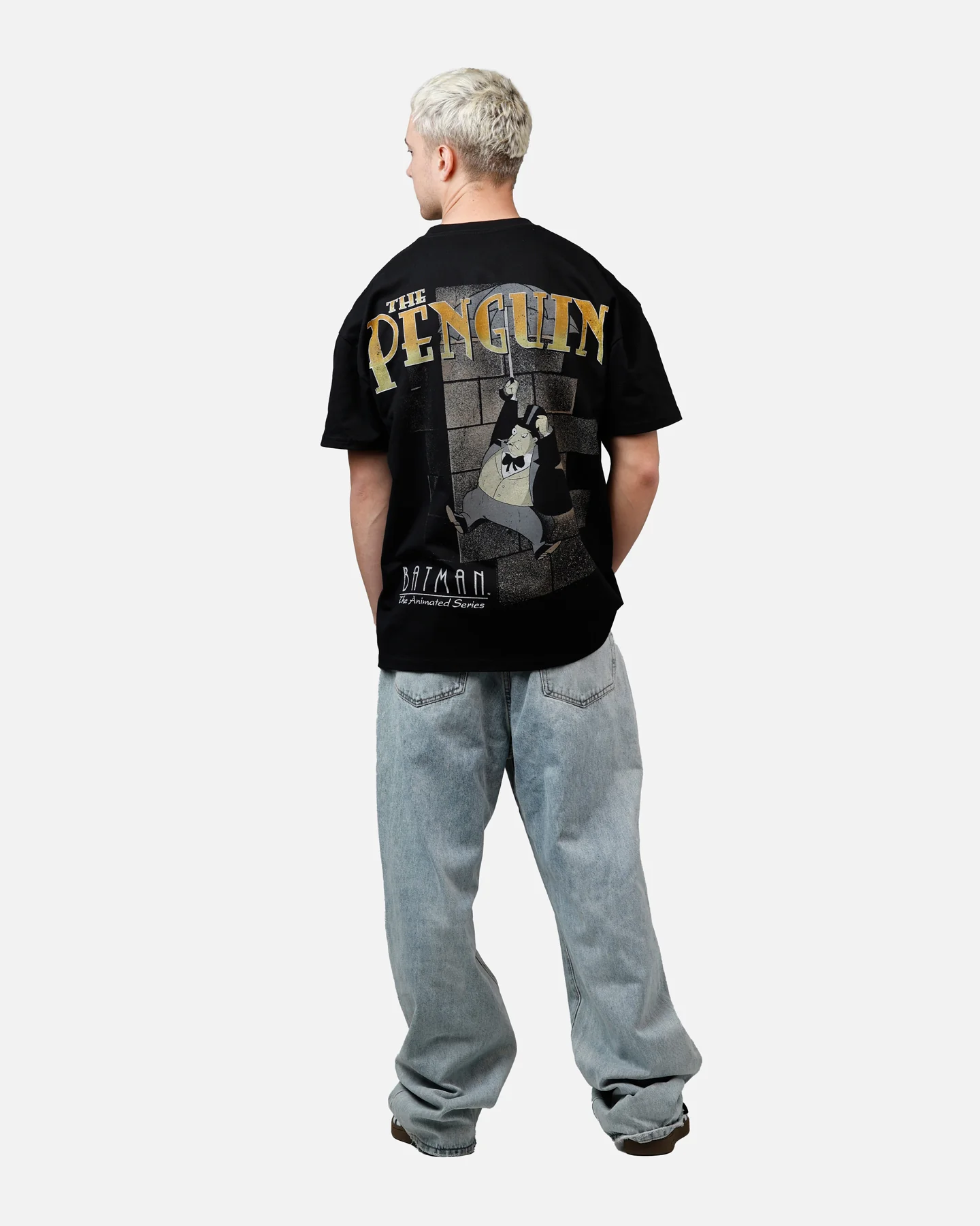 American Thrift X DC The Penguin Heavy T-Shirt Black - Image 6