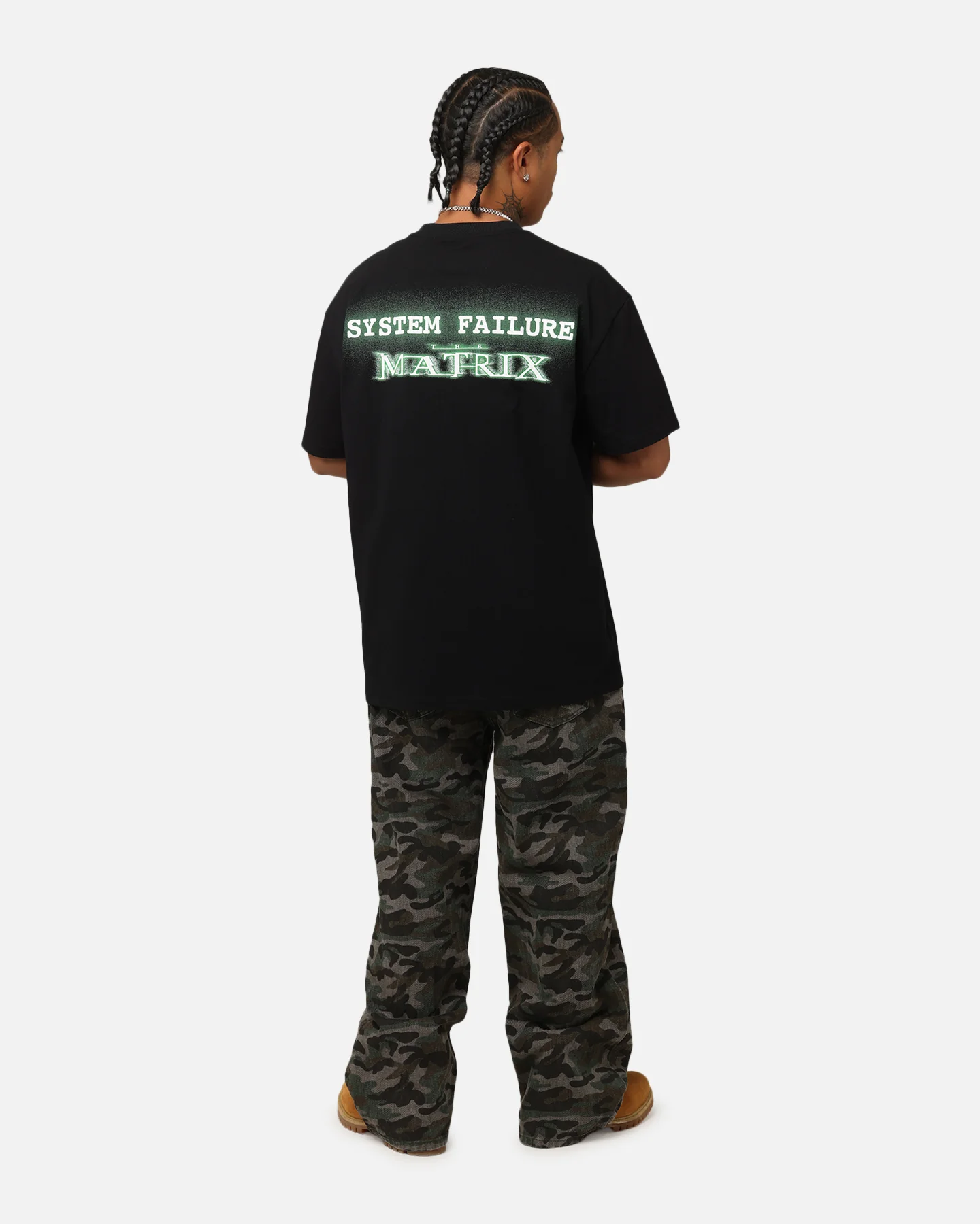 American Thrift X The Matrix Trinity Heavy T-Shirt Black - Image 4