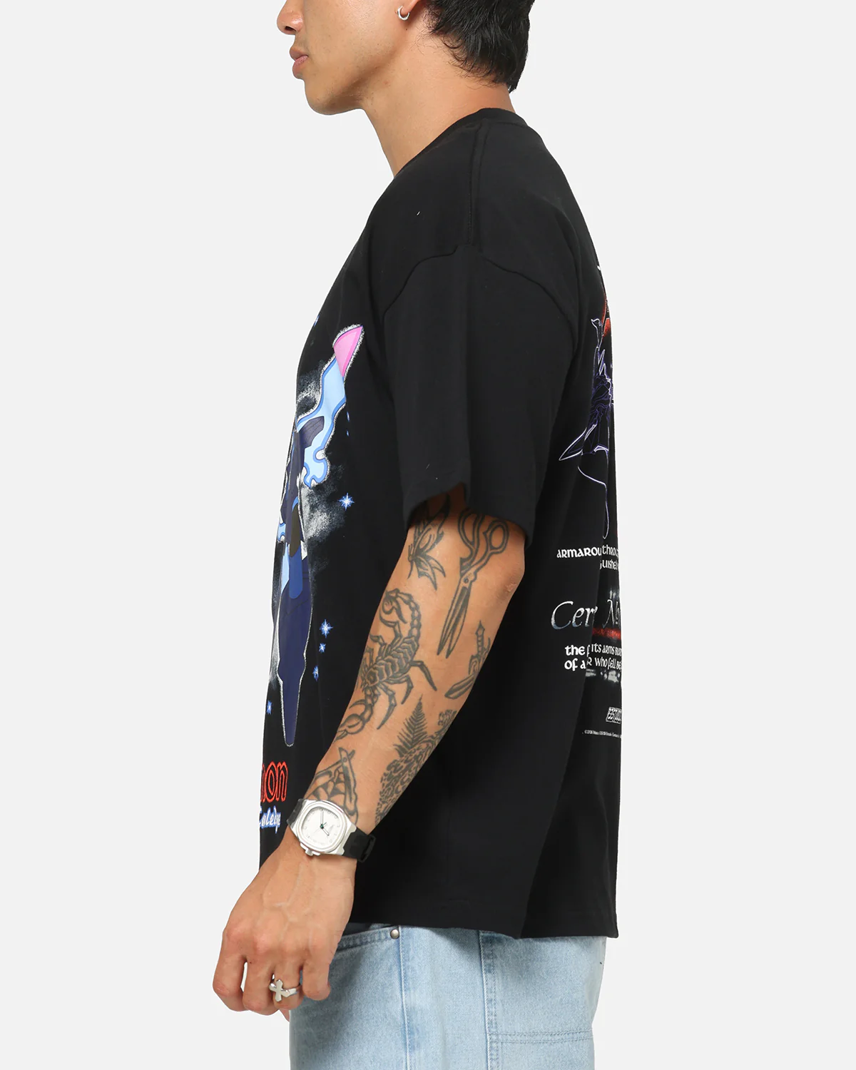 The Pokémon Collection By 73Studio Armarouge And Ceruledge T-Shirt Black - Image 6