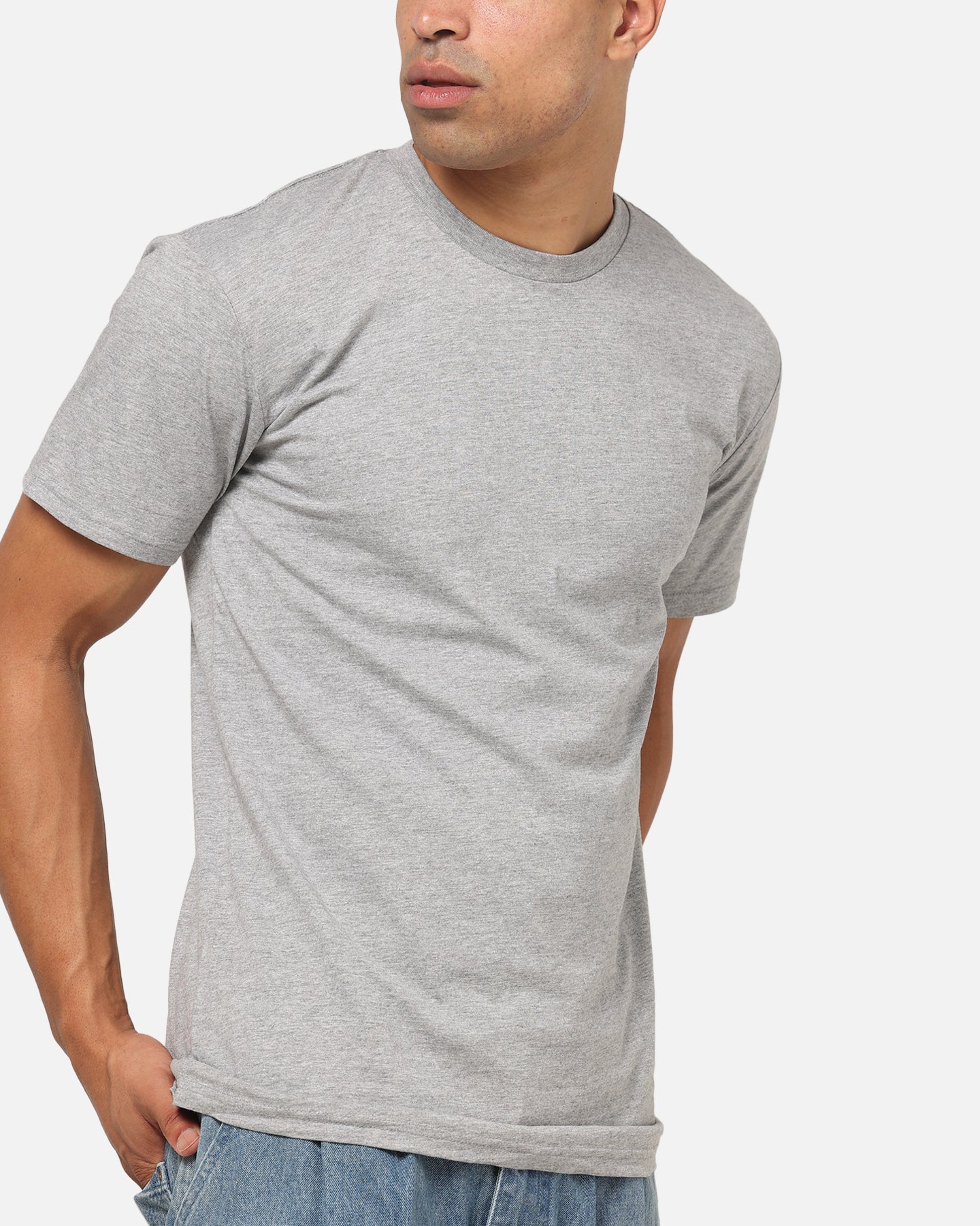 As Colour Staple T-Shirt Grey Marle - Image 6