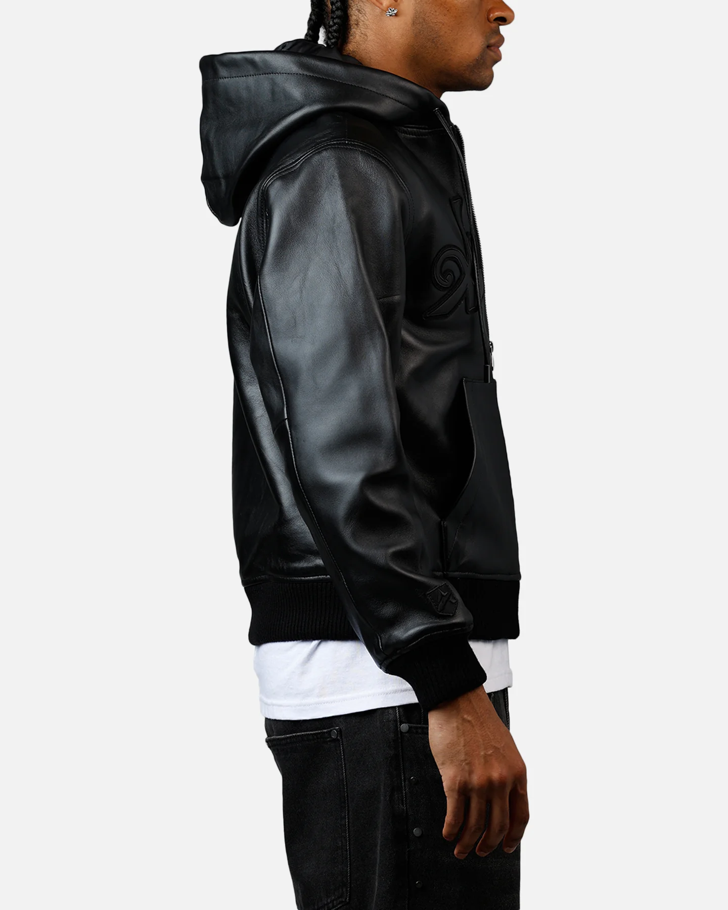 Avirex Napa Hoodie Black/Black - Image 4