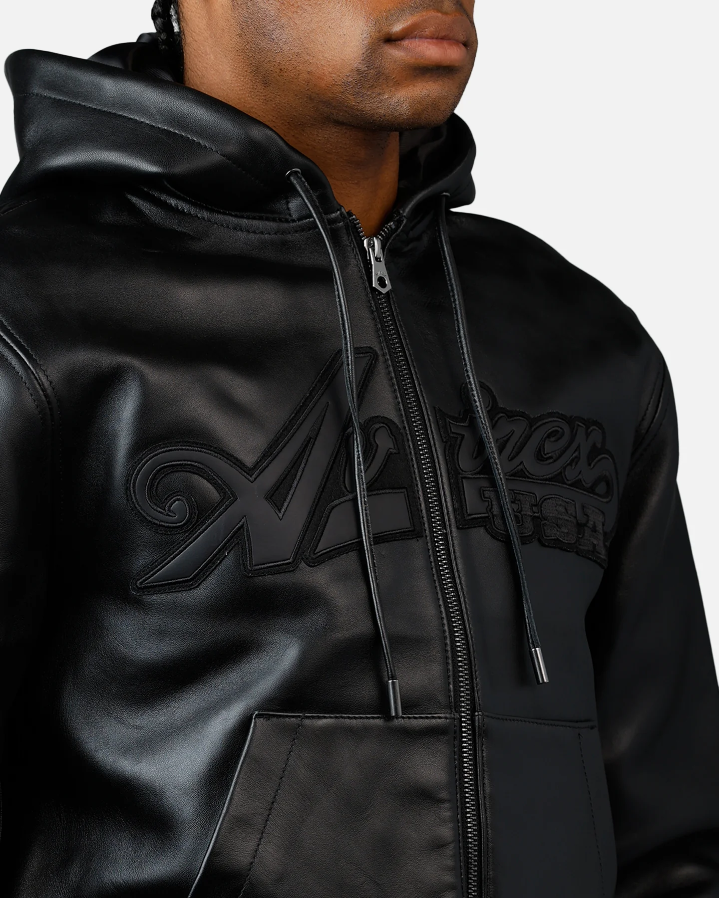 Avirex Napa Hoodie Black/Black - Image 6