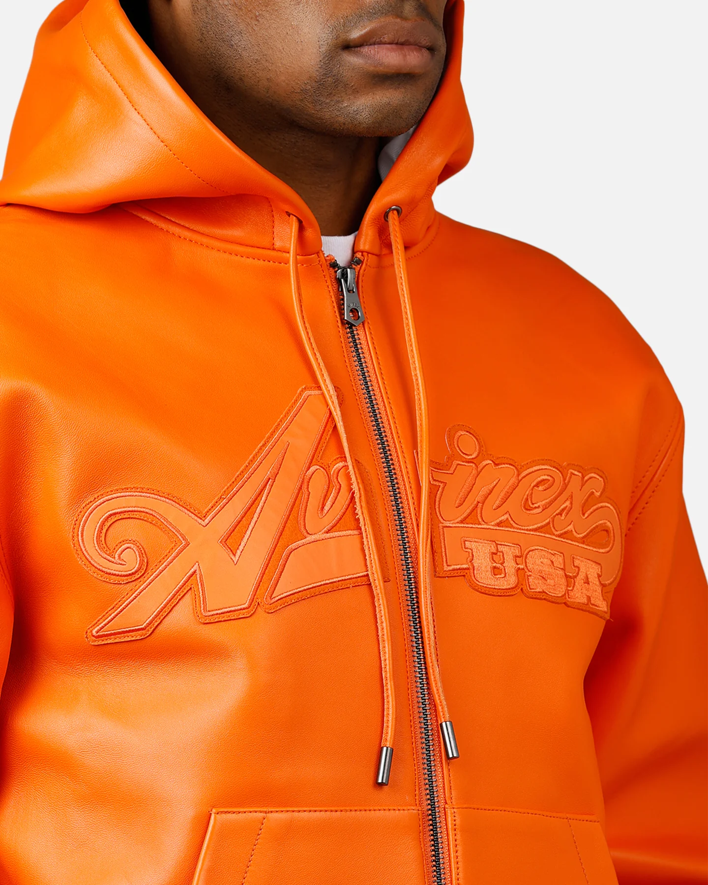 Avirex Napa Hoodie Orange - Image 6
