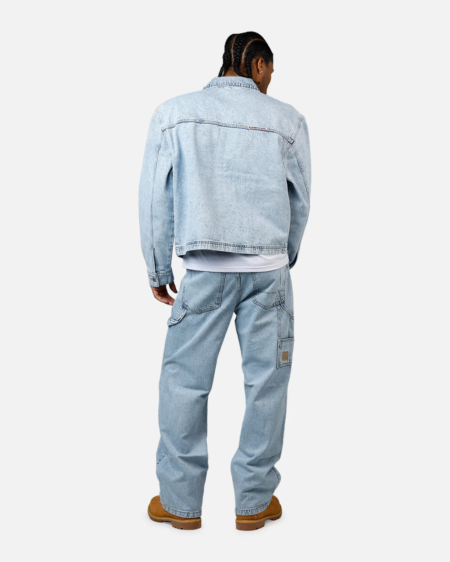 Avirex Utility Jacket Medium Indigo - Image 6
