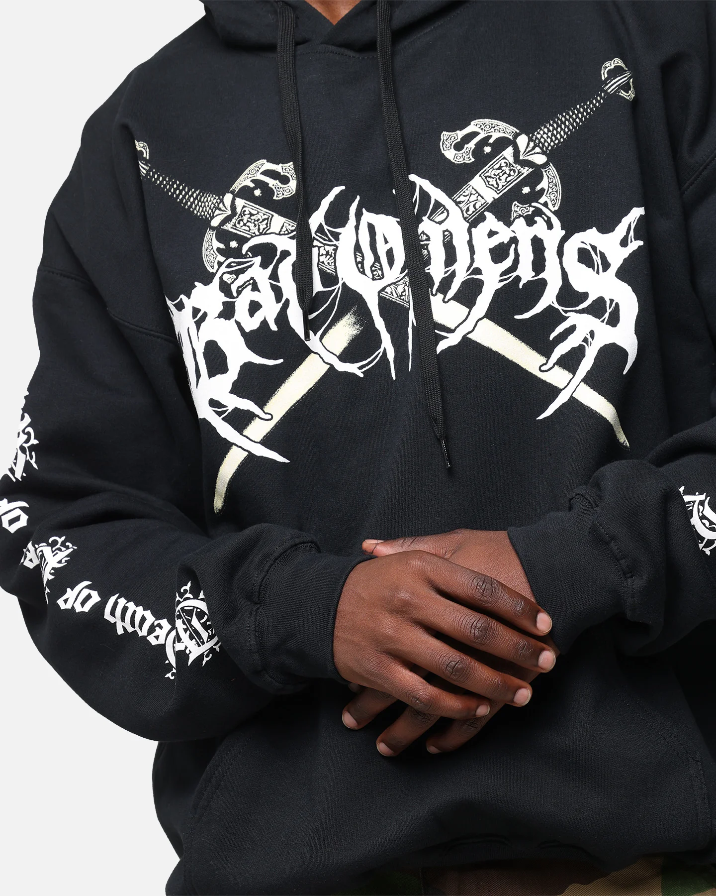 Bad Omens Skull Grave Hoodie Black - Image 7