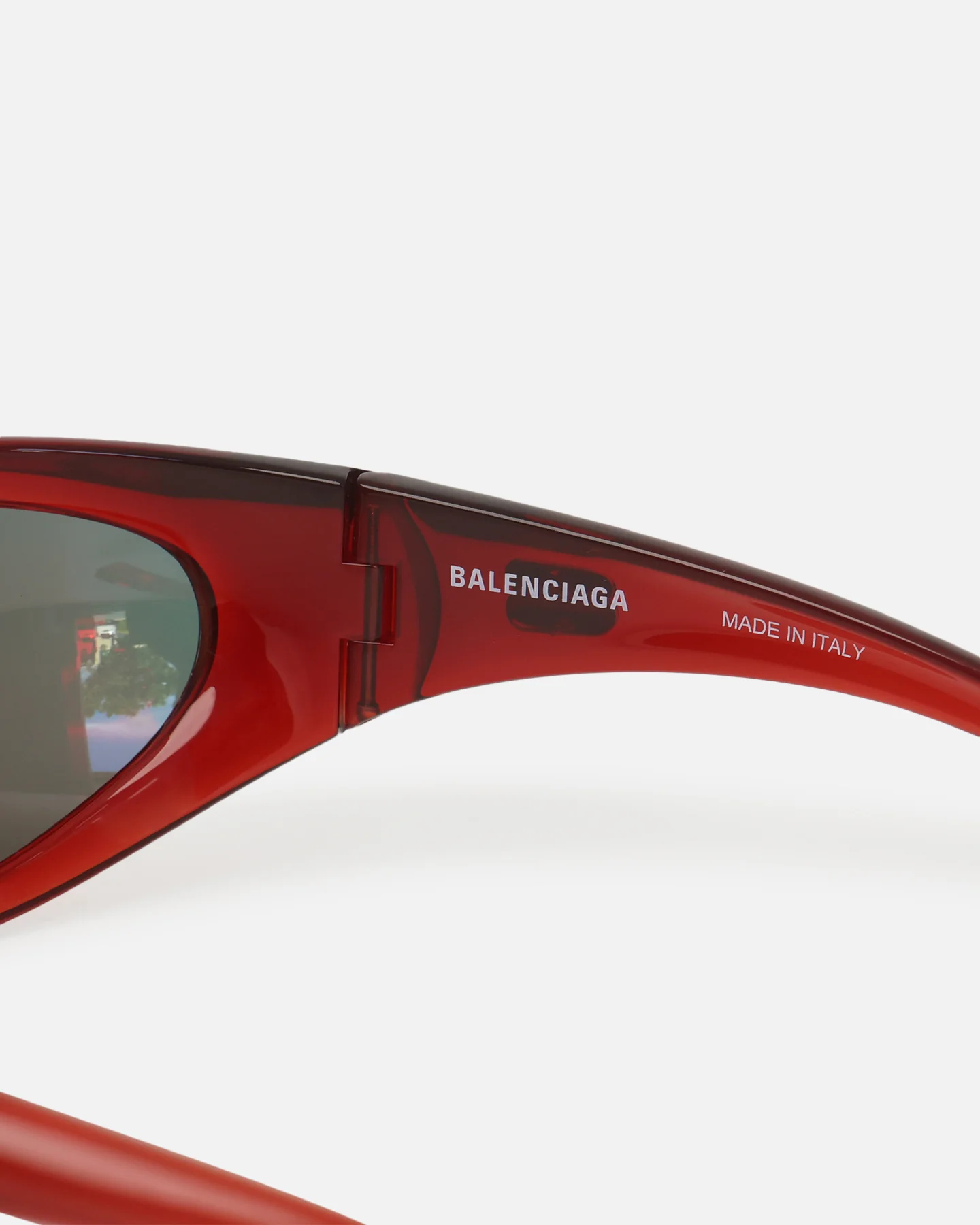 Balenciaga BB0384S005 Sunglasses Red - Image 8