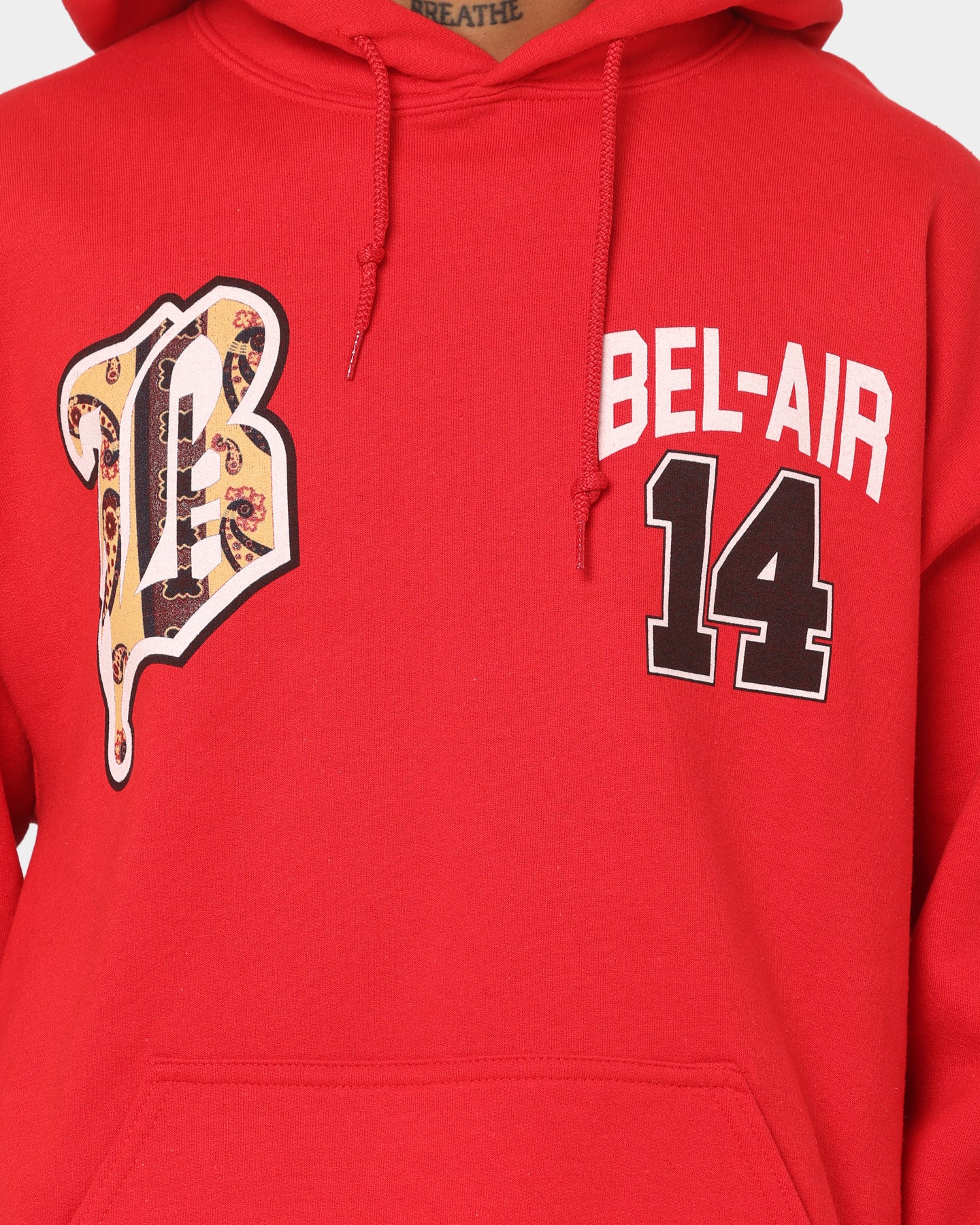 Bel Air Bel-Air 14 Hoodie Red - Image 3