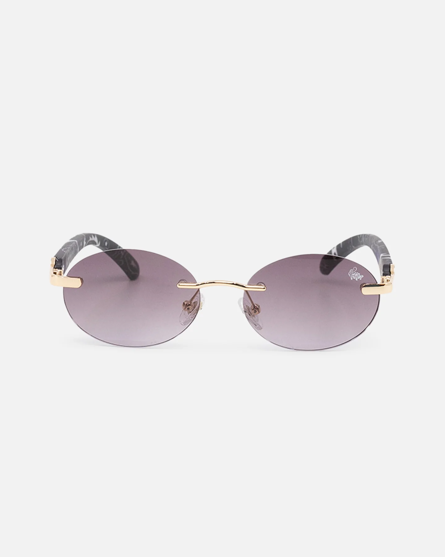 Belvoir & Co X Culture Kings Sancho Sunglasses Smoke/Gold/Black - Image 4