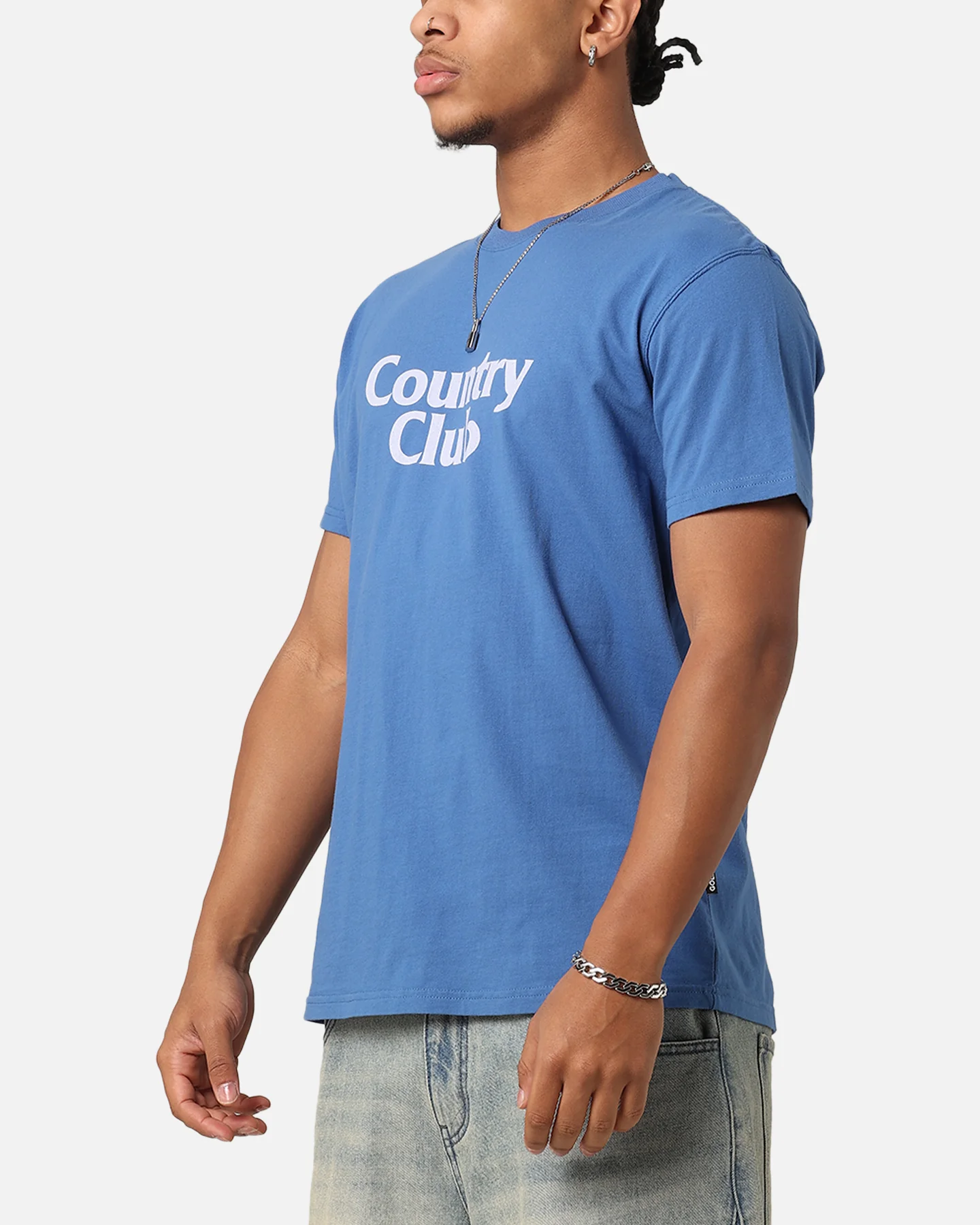 Birds Of Condor Country Club T-Shirt Blue - Image 5
