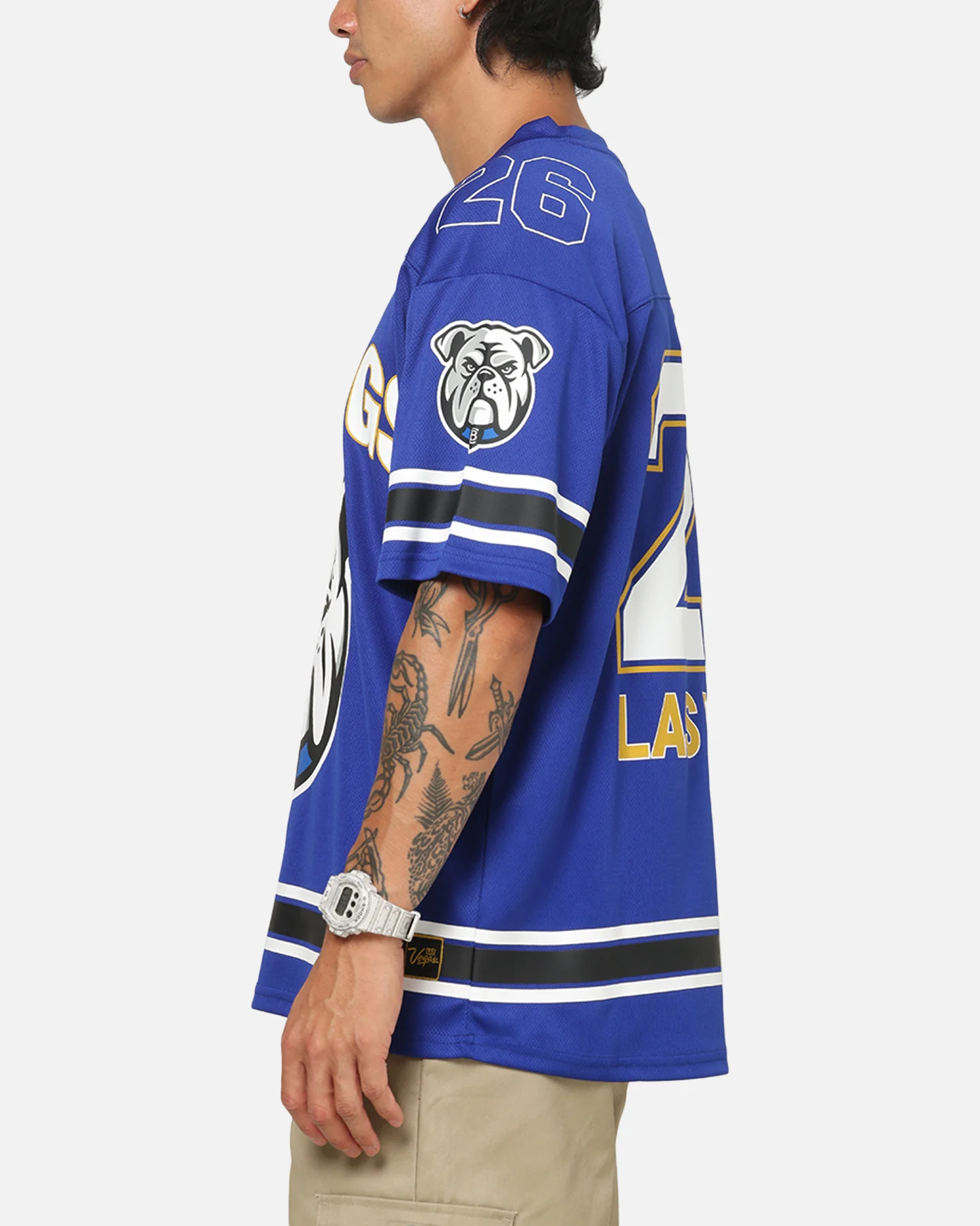 Bleacher Athletic Canterbury-Bankstown Bulldogs NRL Vegas Round 2026 Jersey Blue - Image 6