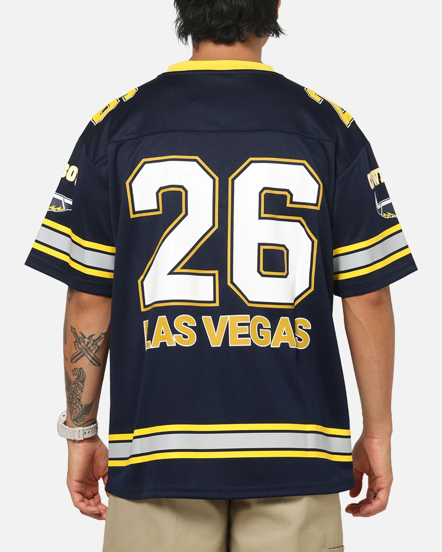 Bleacher Athletic North Queensland Cowboys NRL Vegas Round 2026 Jersey Navy - Image 2
