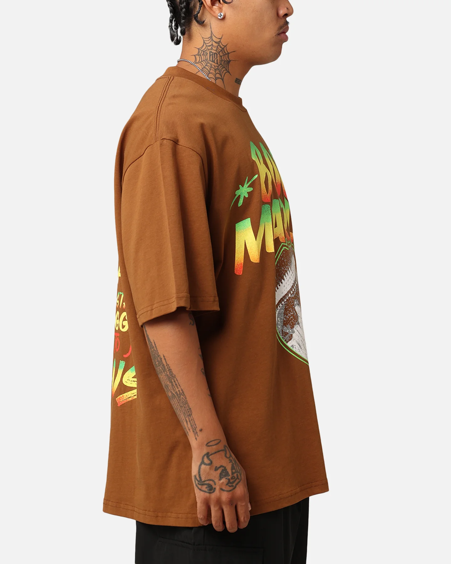 Bob Marley Bob Who You Are Exodus T-Shirt Chocolate - Image 4